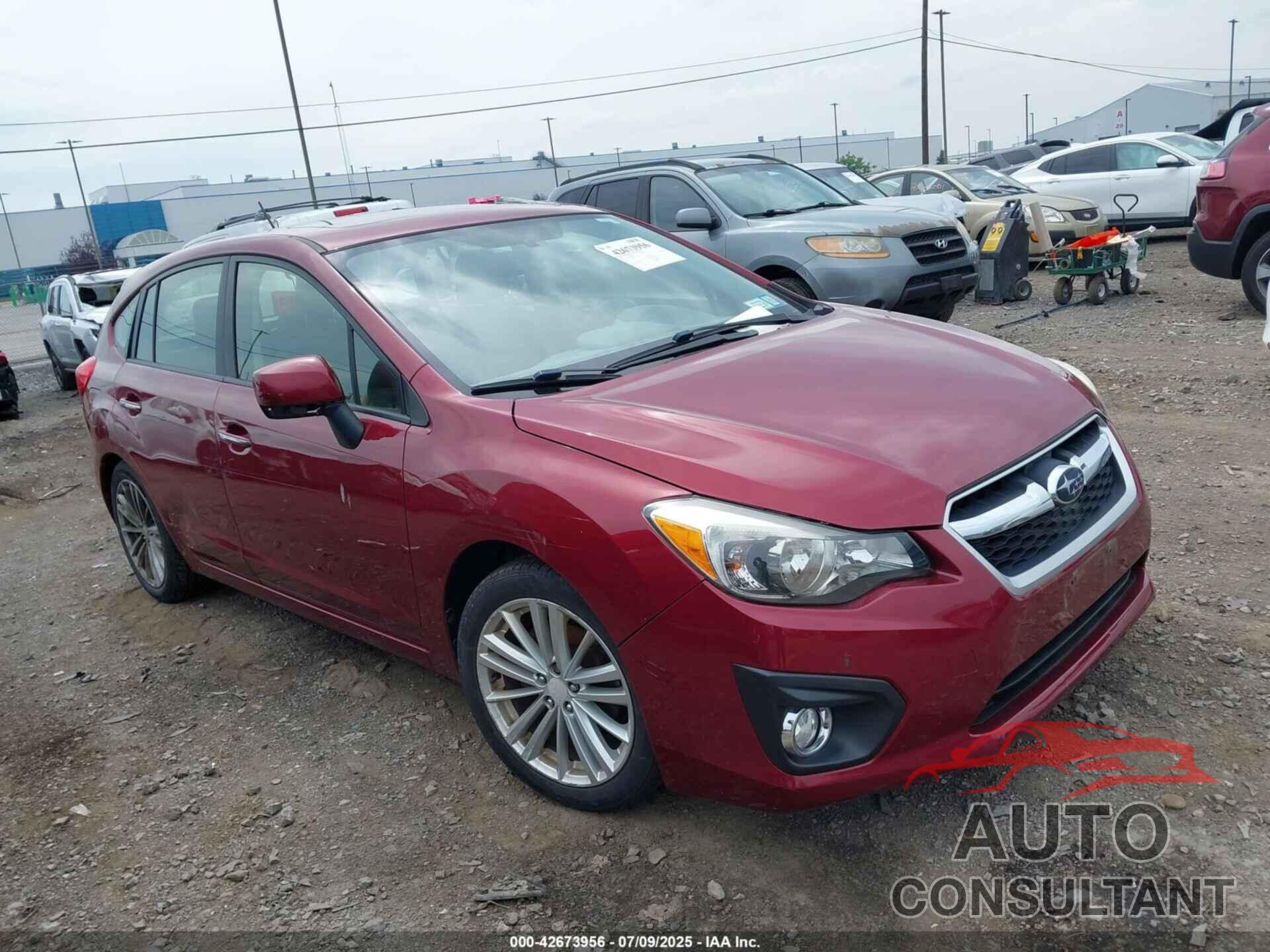 SUBARU IMPREZA 2013 - JF1GPAH67DH858510