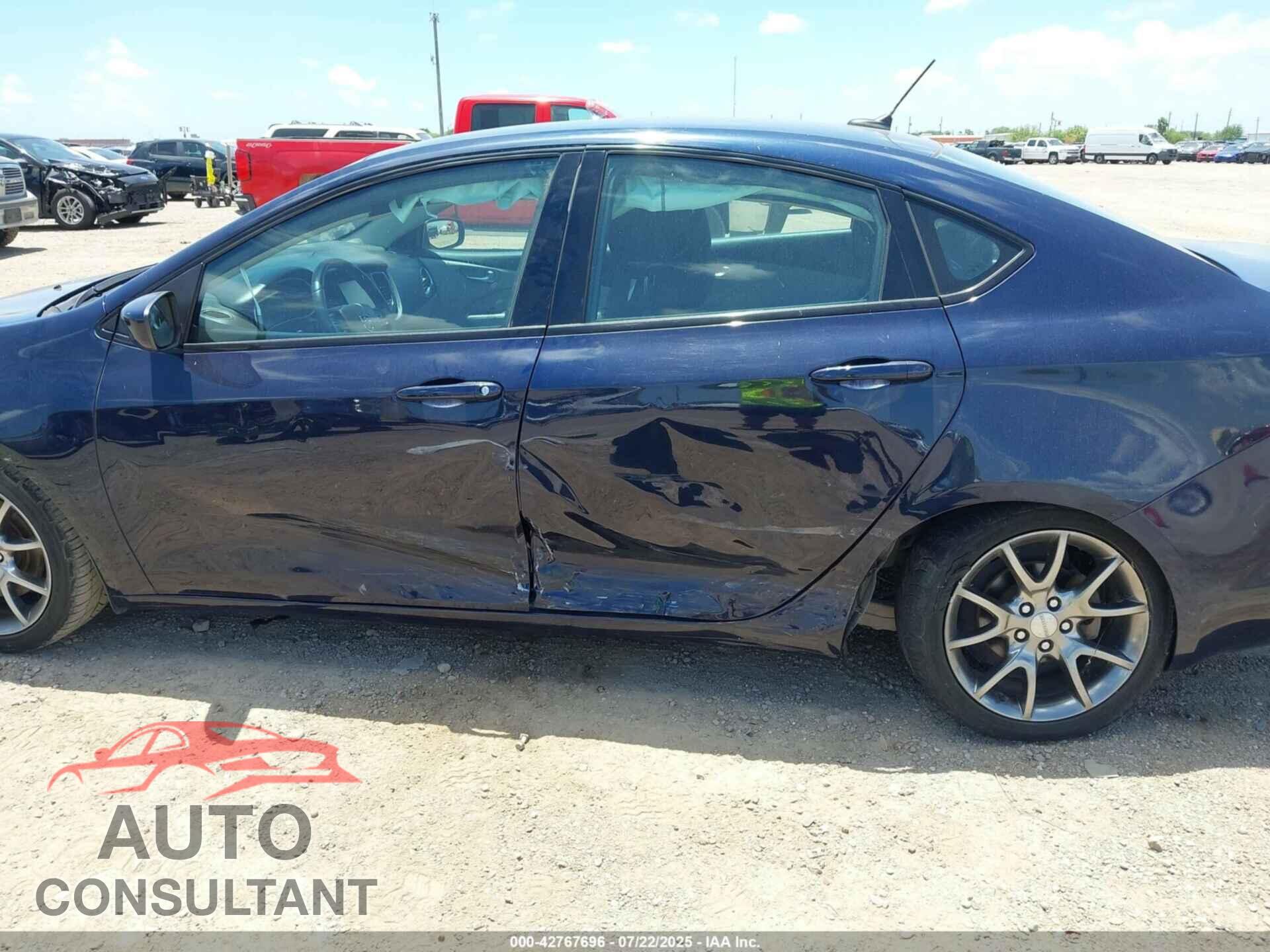 DODGE DART 2013 - 1C3CDFBA2DD344197