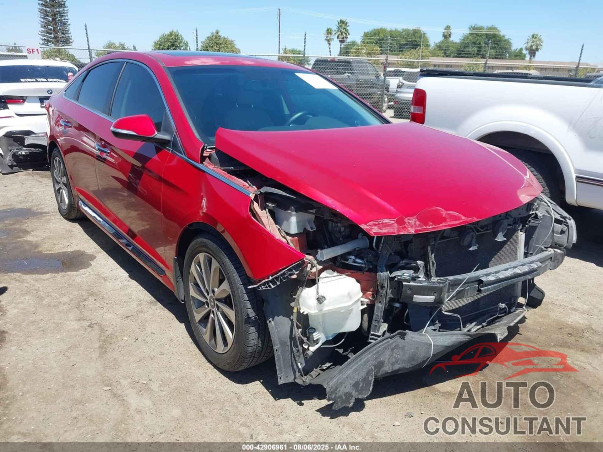 HYUNDAI SONATA 2017 - 5NPE34AFXHH595980