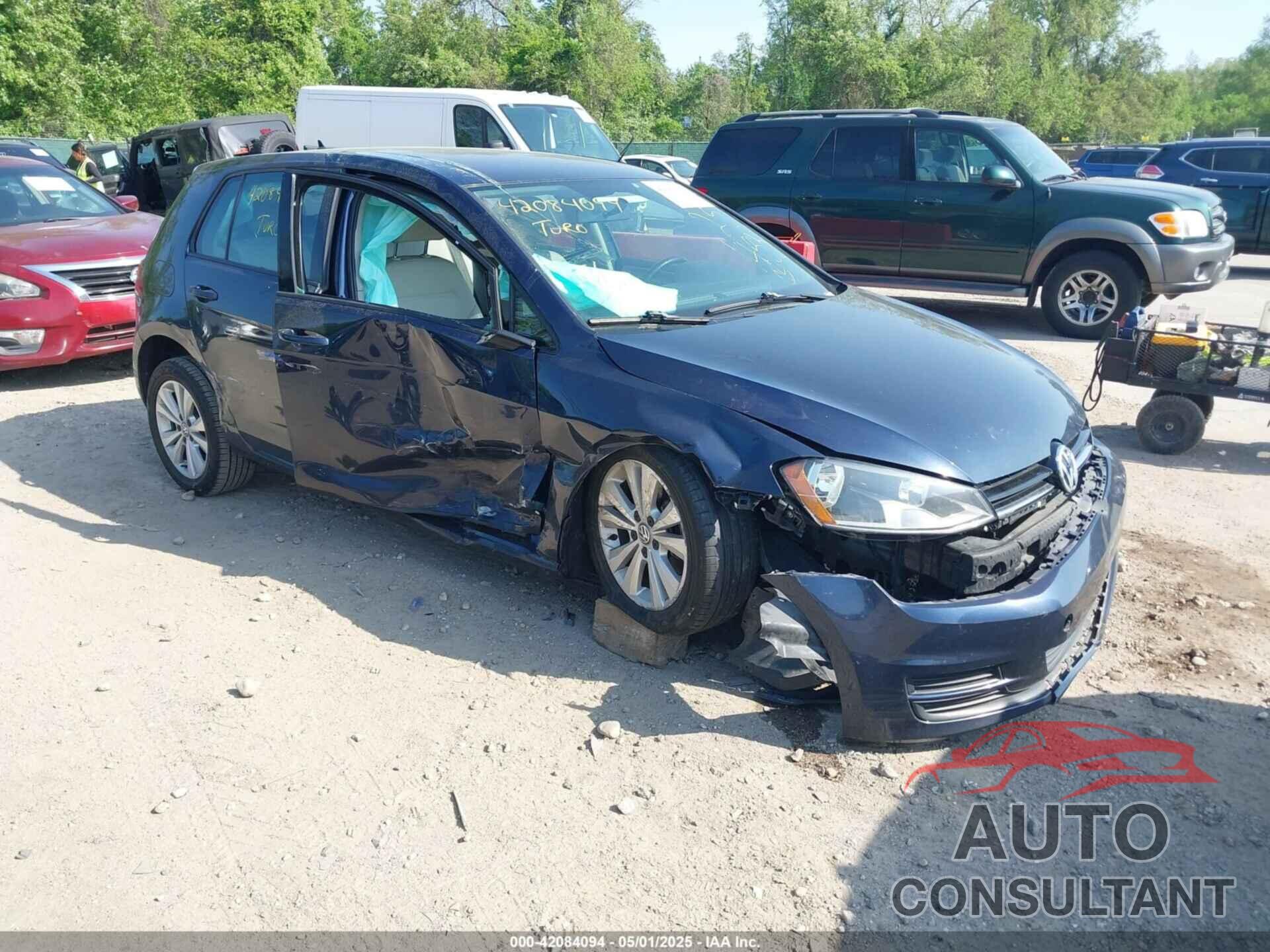 VOLKSWAGEN GOLF 2015 - 3VW2A7AU3FM085421