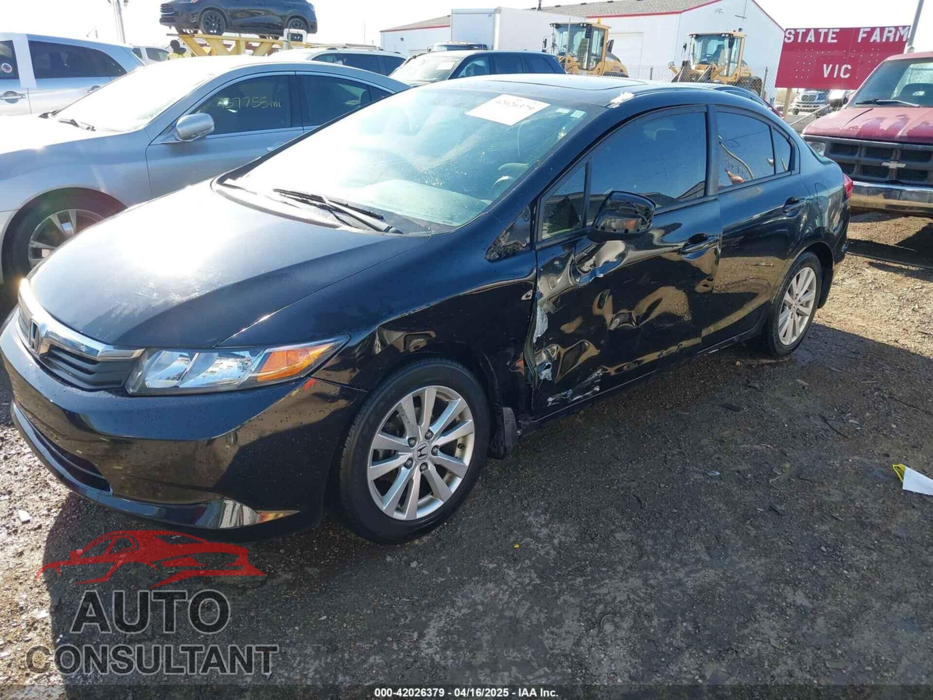 HONDA CIVIC 2012 - 2HGFB2F86CH500341