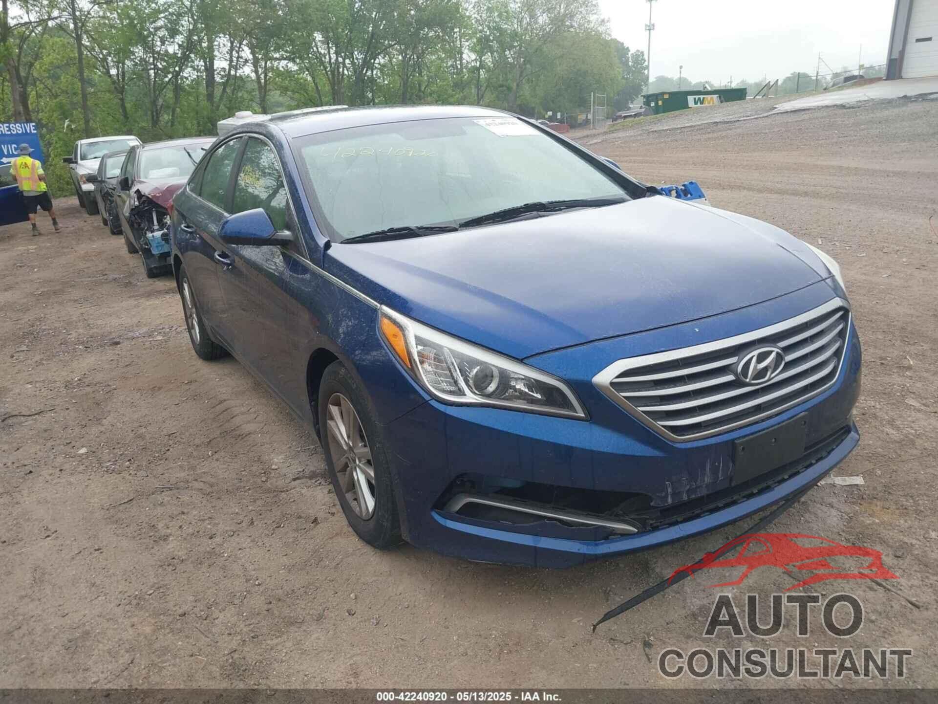 HYUNDAI SONATA 2017 - 5NPE24AF5HH544454