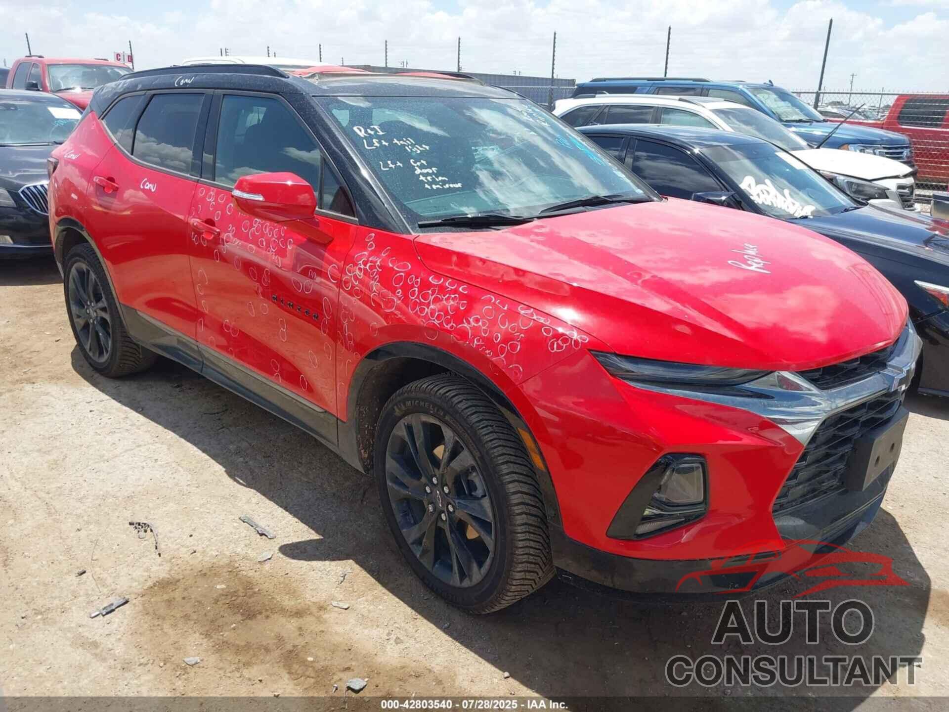 CHEVROLET BLAZER 2022 - 3GNKBERS5NS138547