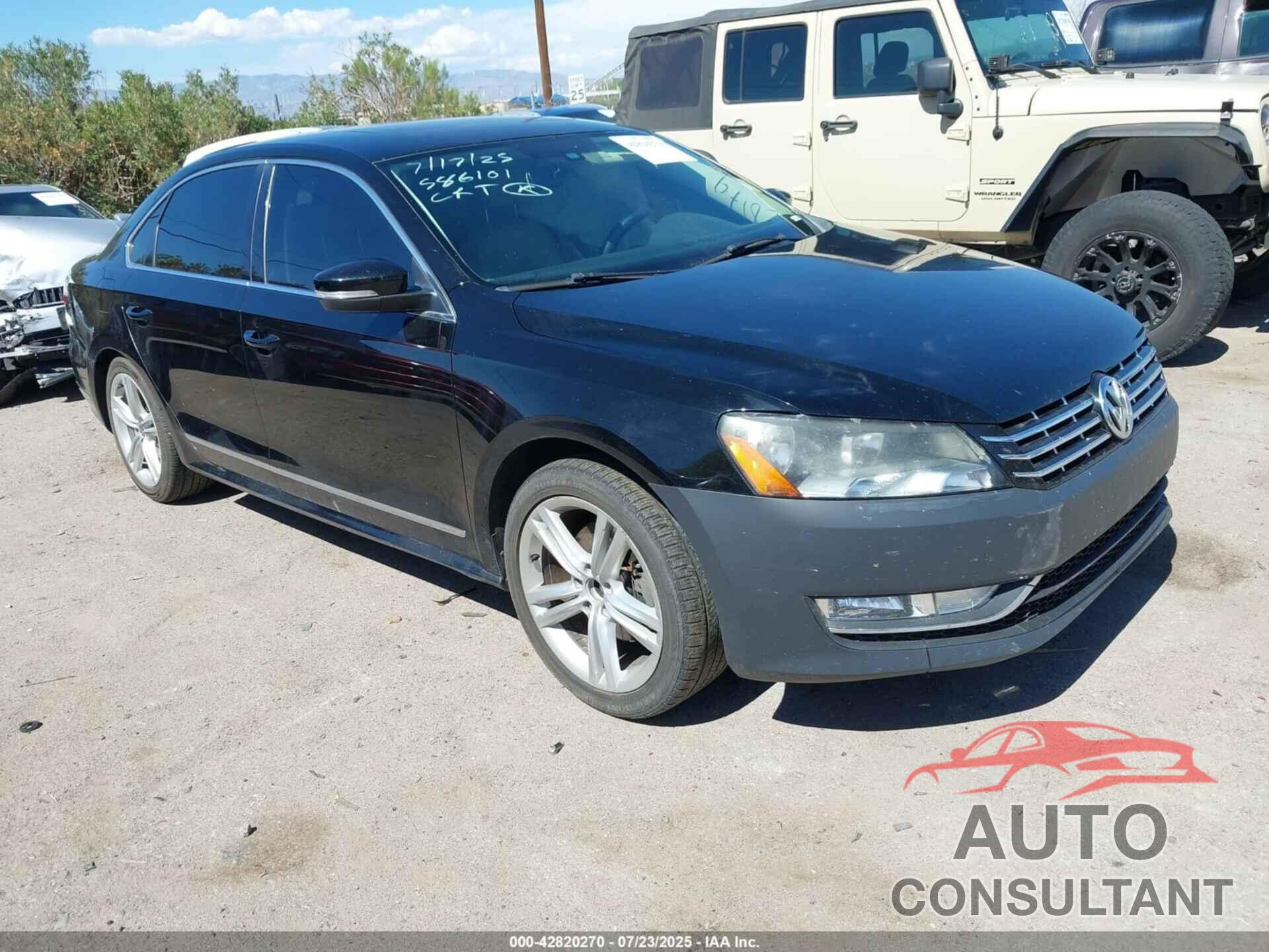 VOLKSWAGEN PASSAT 2015 - 1VWCT7A33FC028174