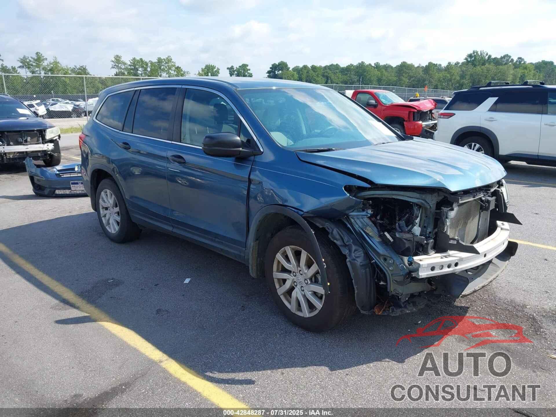 HONDA PILOT 2019 - 5FNYF5H17KB009780
