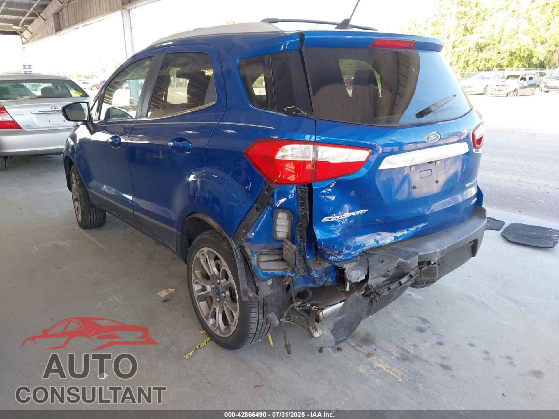 FORD ECOSPORT 2019 - MAJ6S3KL2KC310901