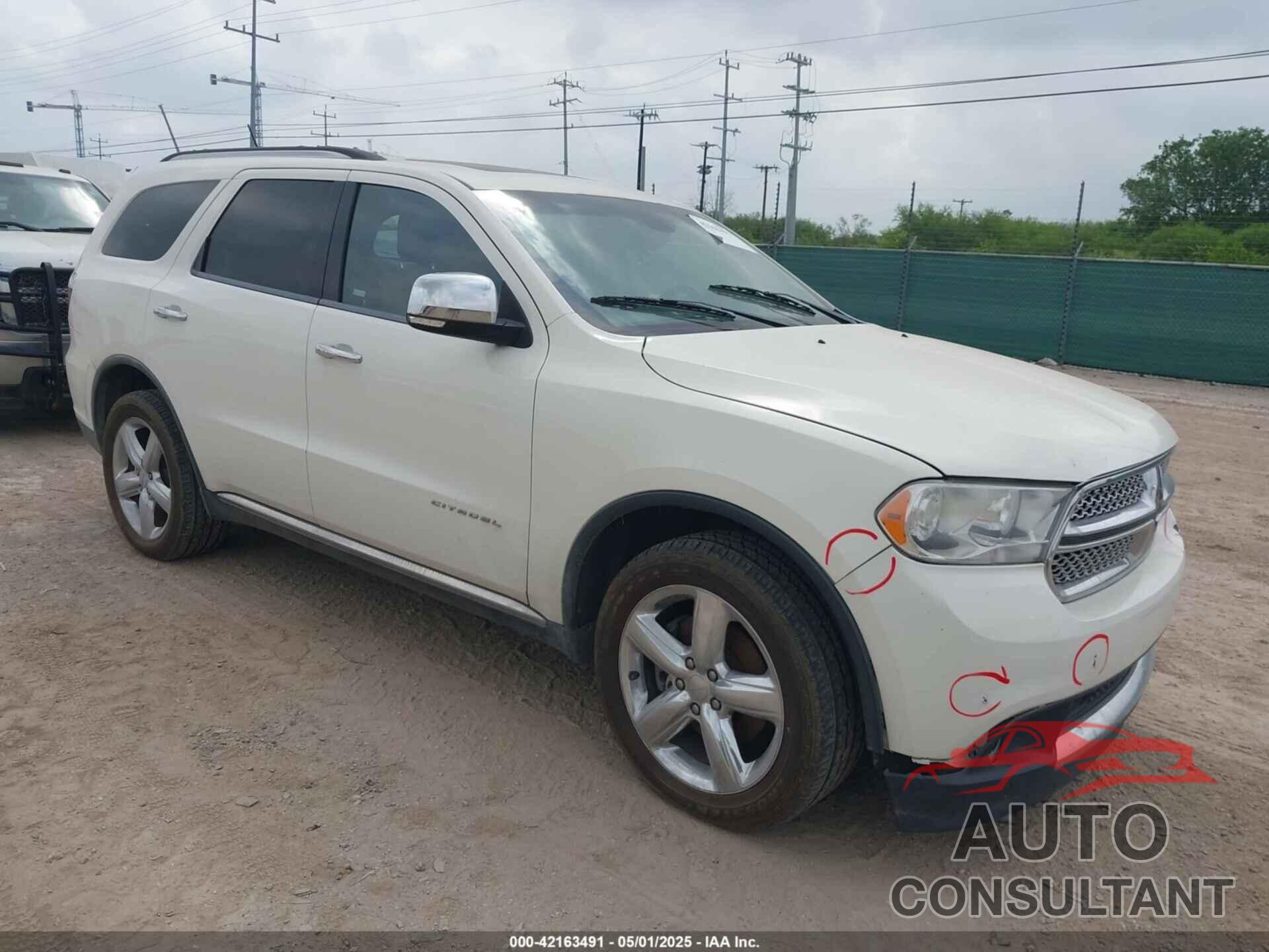 DODGE DURANGO 2011 - 1D4SD5GTXBC663963