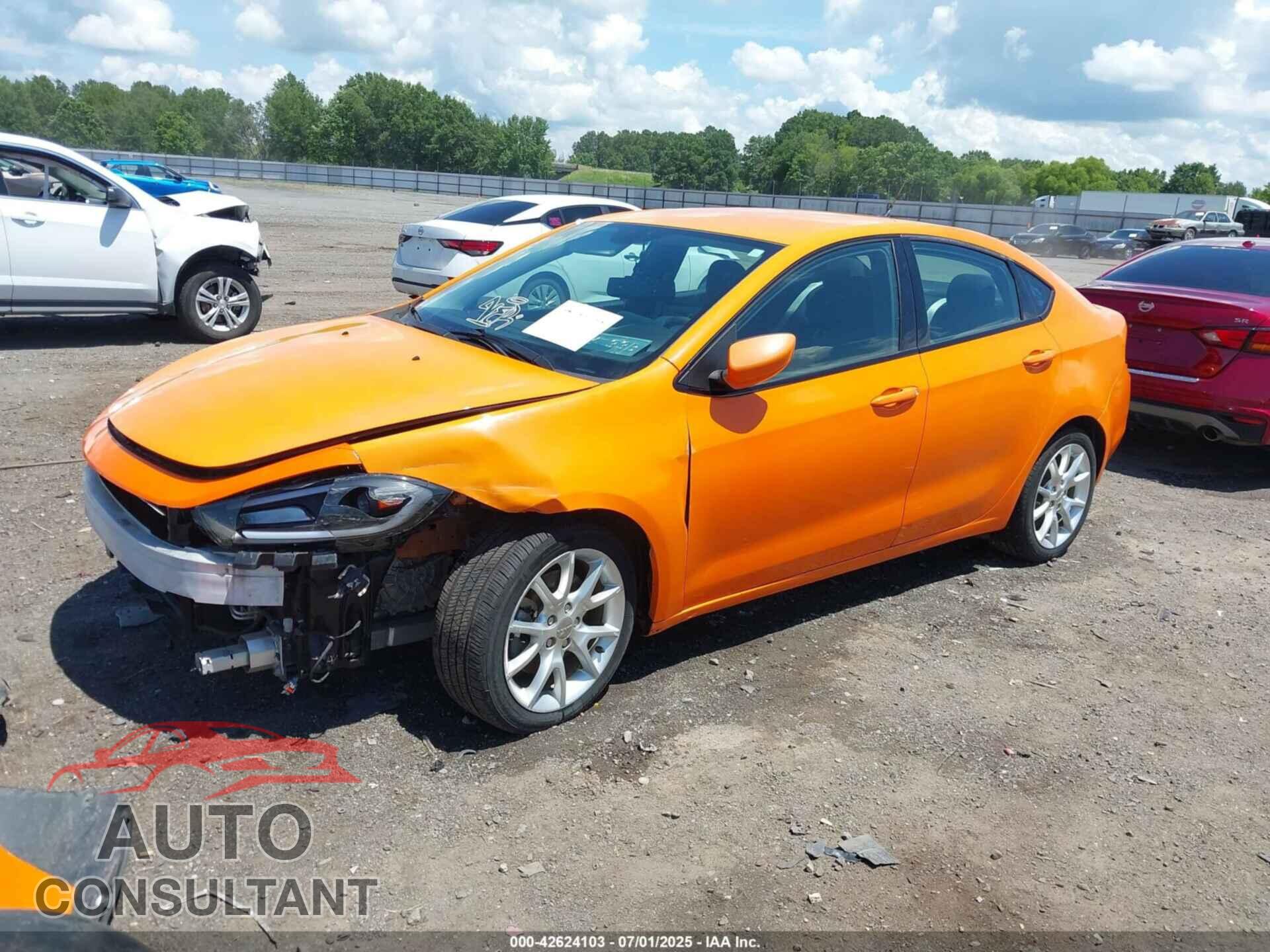 DODGE DART 2013 - 1C3CDFBA9DD287805