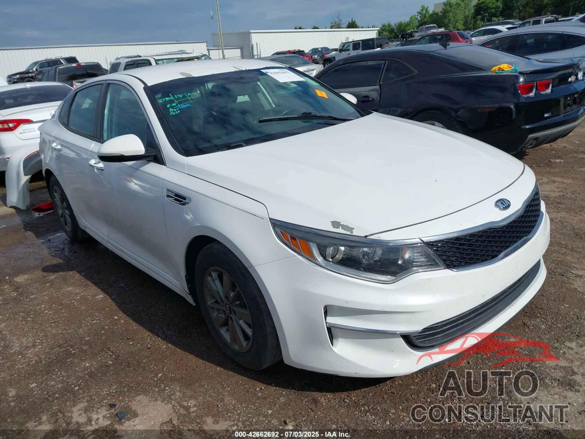 KIA OPTIMA 2018 - 5XXGT4L11JG243835