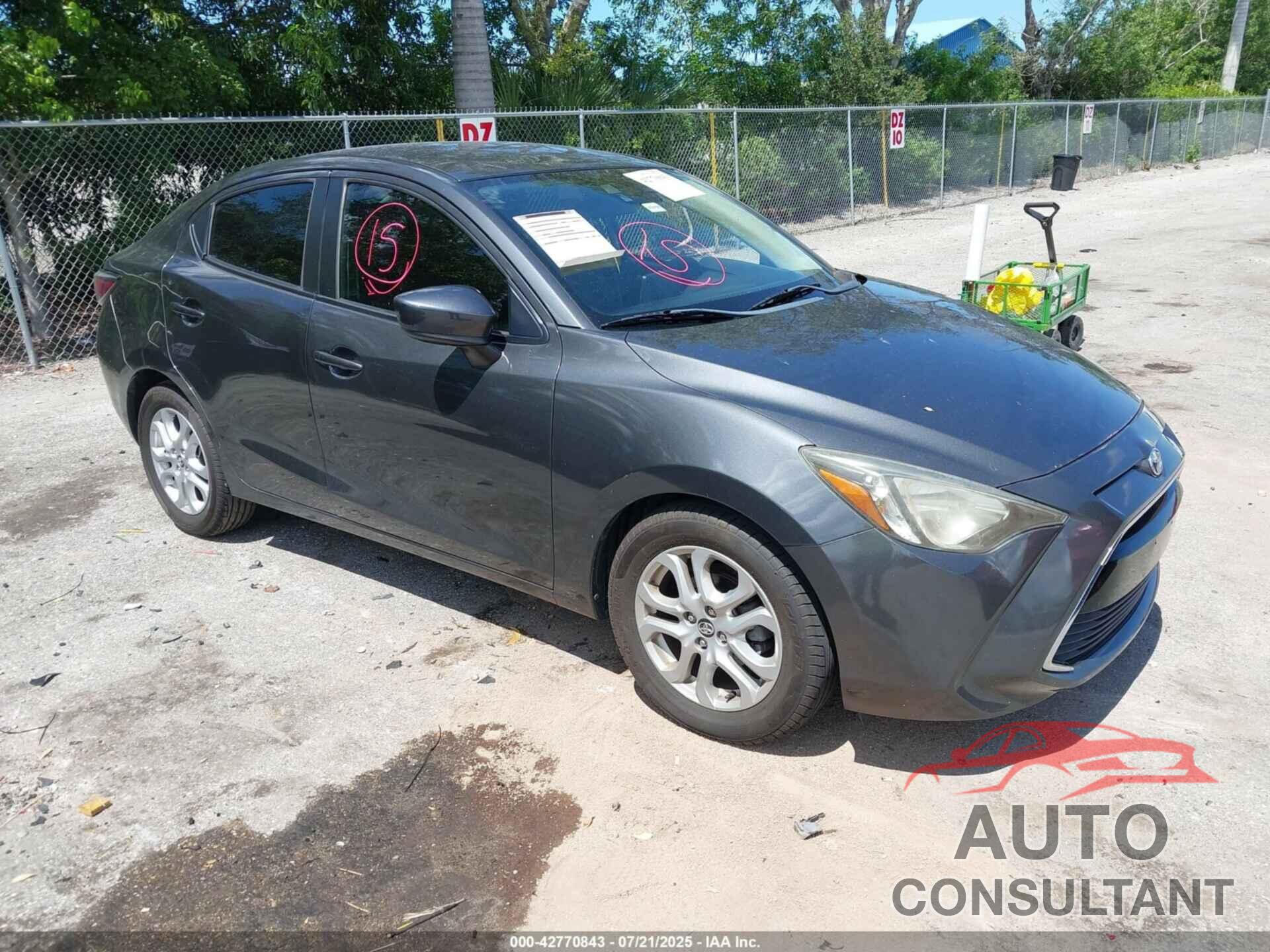 TOYOTA YARIS IA 2017 - 3MYDLBYVXHY187027