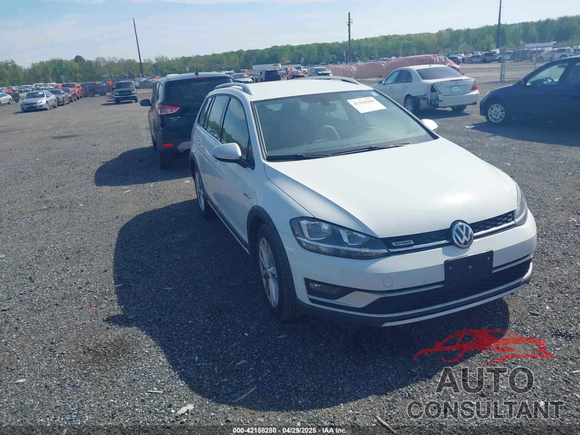 VOLKSWAGEN GOLF ALLTRACK 2019 - 3VWH17AUXKM501078