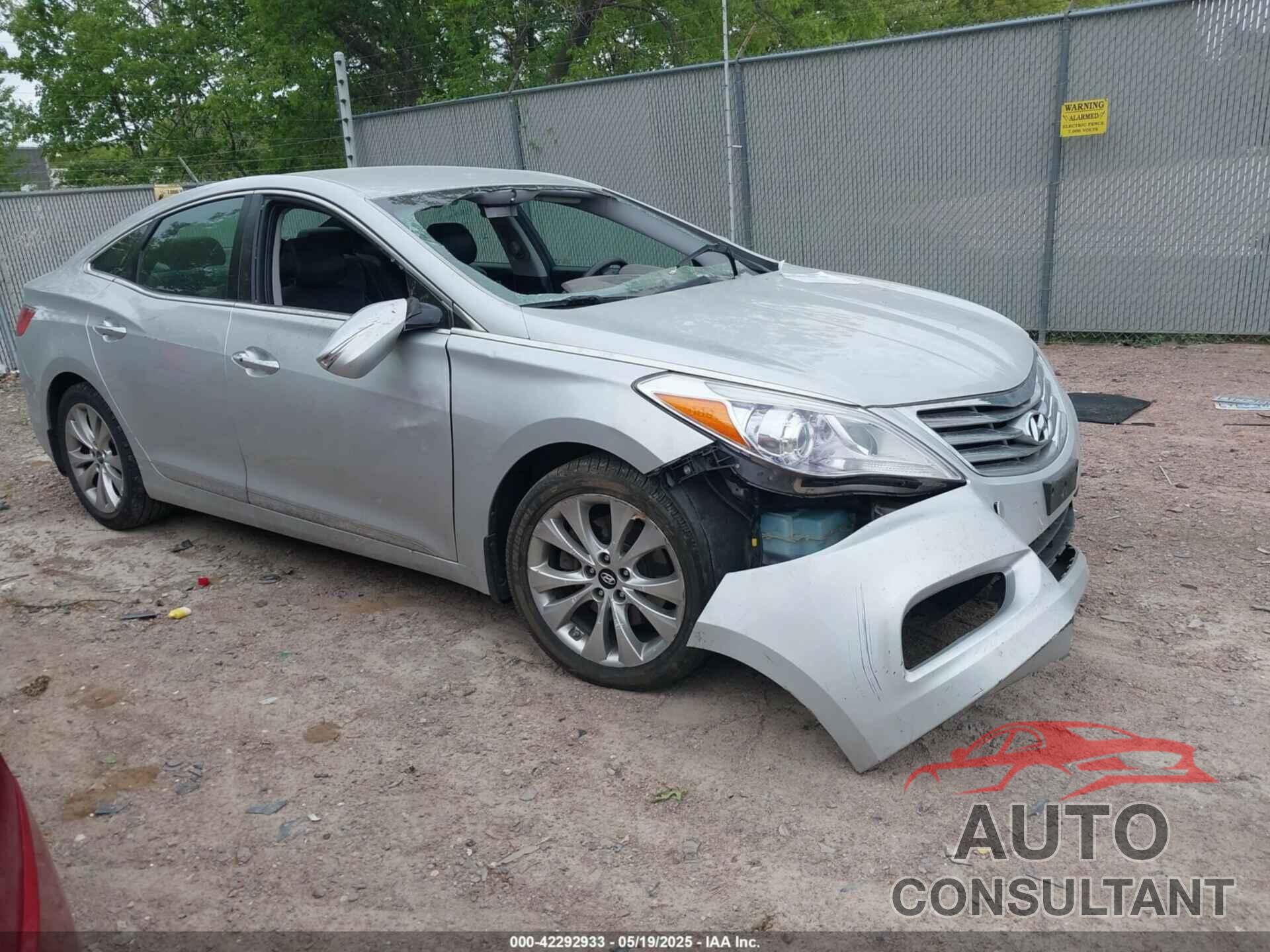 HYUNDAI AZERA 2014 - KMHFH4JG3EA409614