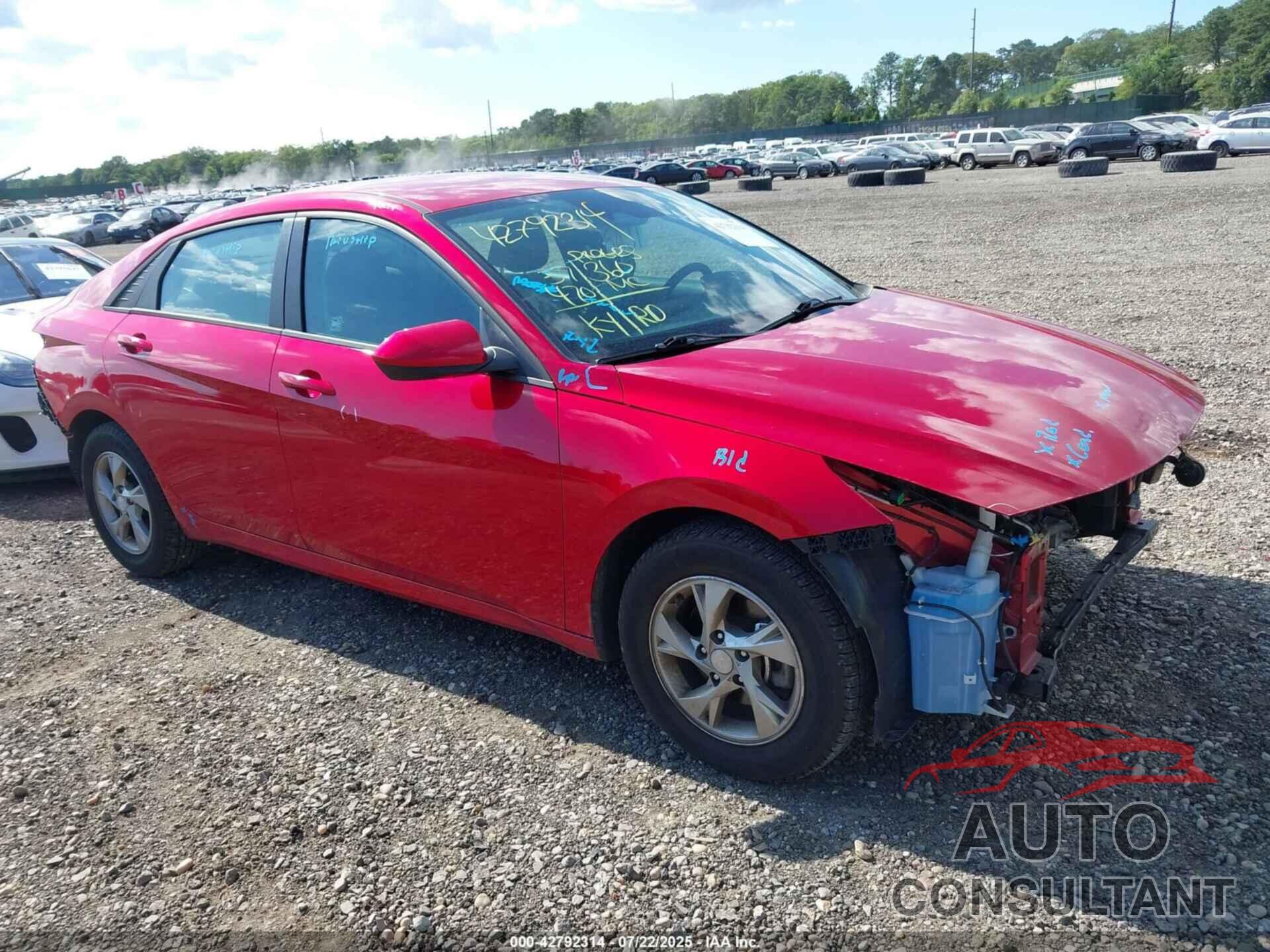 HYUNDAI ELANTRA 2021 - 5NPLL4AG9MH052372