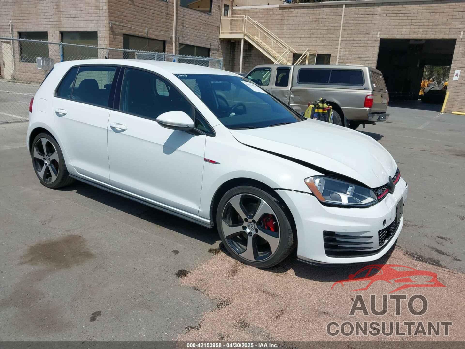 VOLKSWAGEN GOLF GTI 2017 - 3VW4T7AU5HM065273