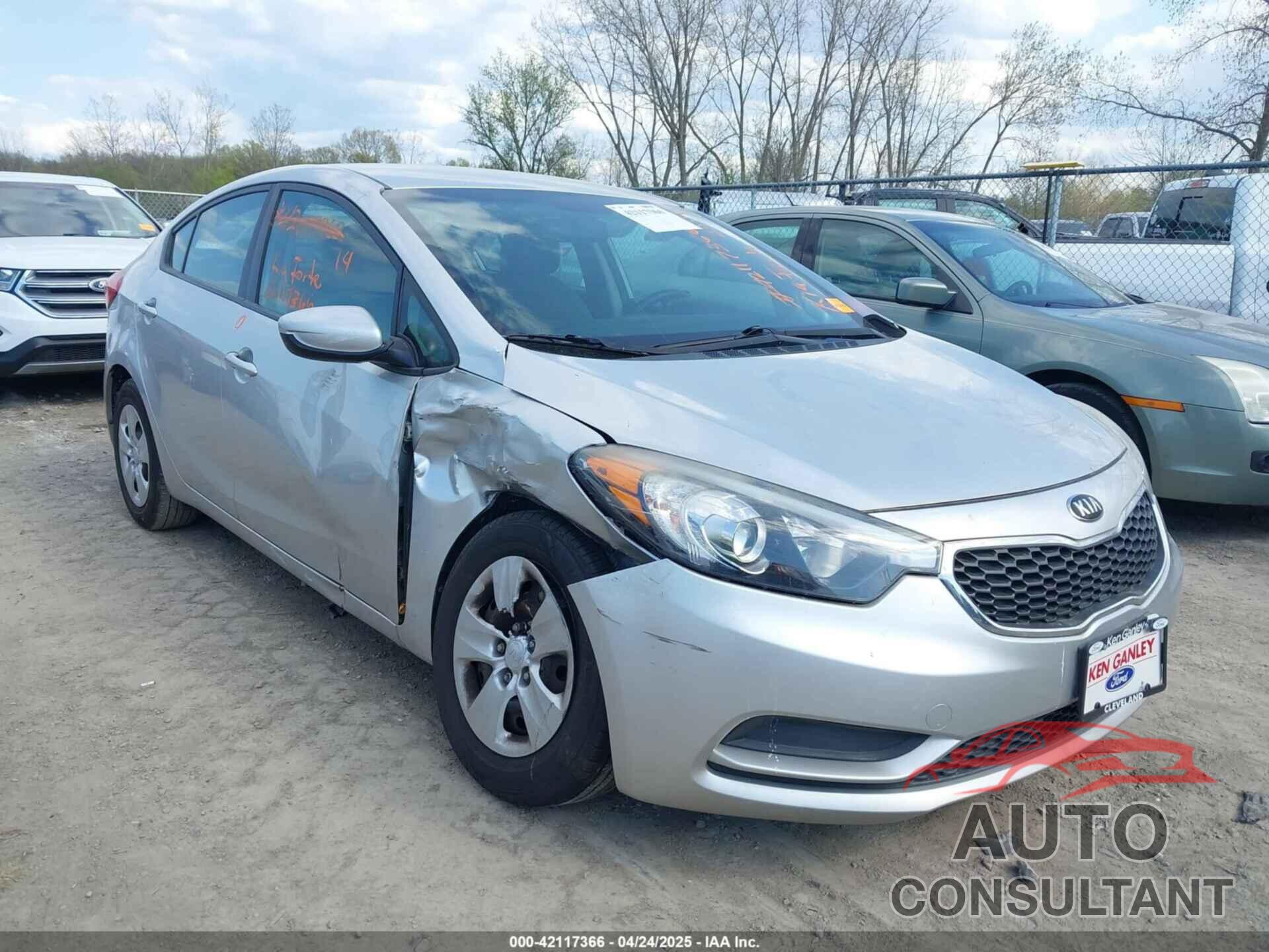 KIA FORTE 2014 - KNAFK4A63E5250371