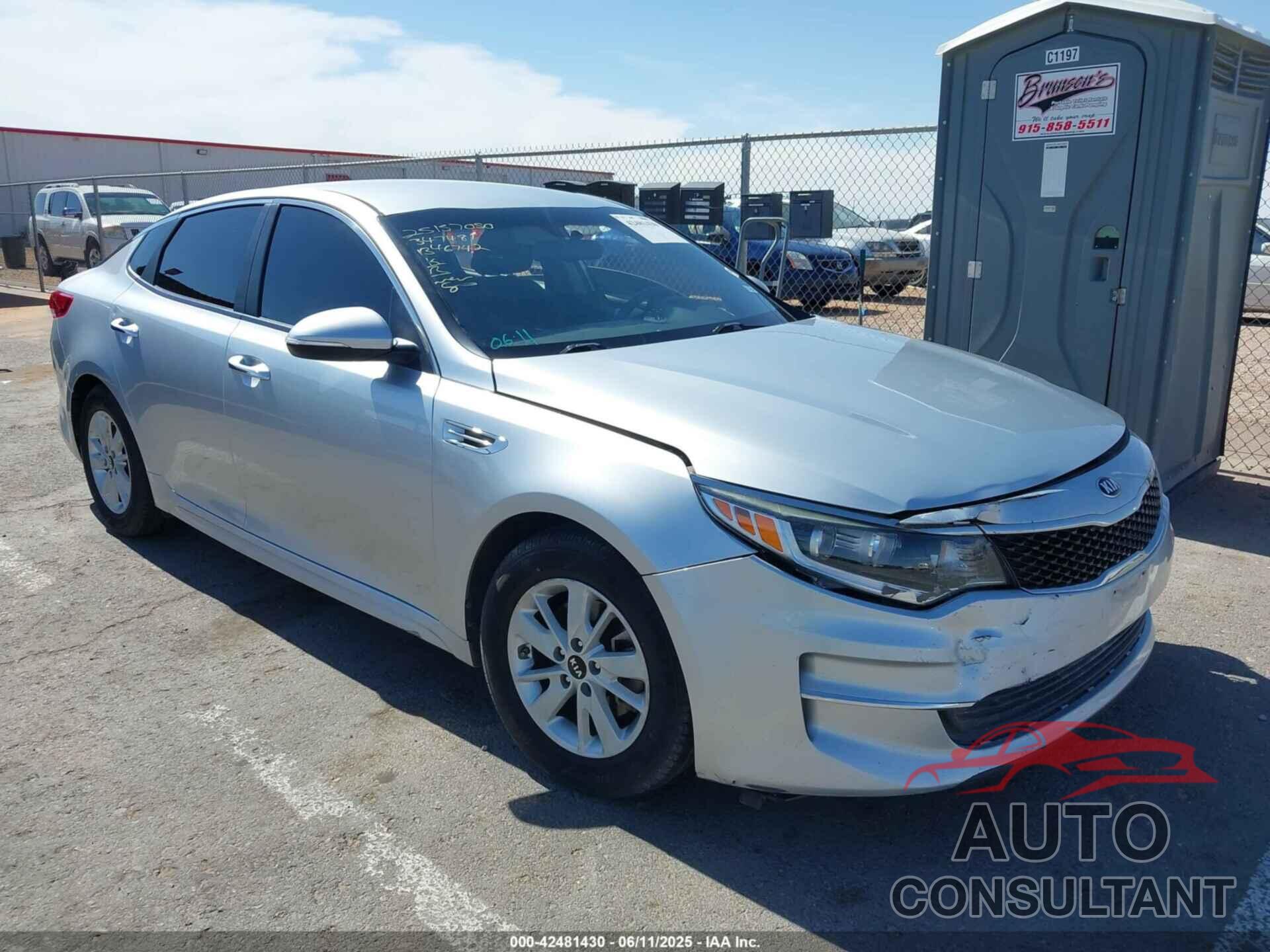 KIA OPTIMA 2018 - 5XXGT4L32JG245515
