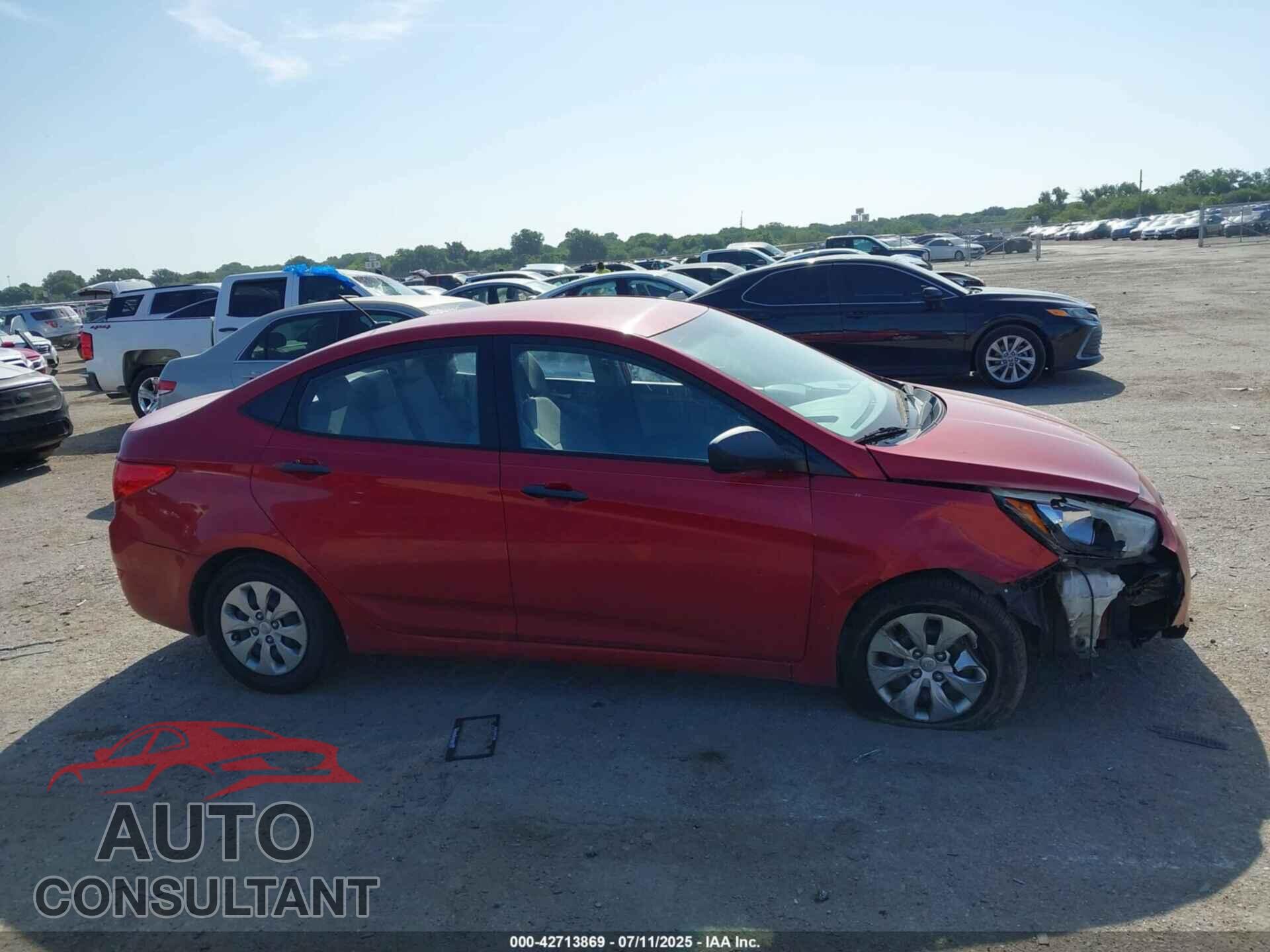 HYUNDAI ACCENT 2016 - KMHCT4AE4GU999727