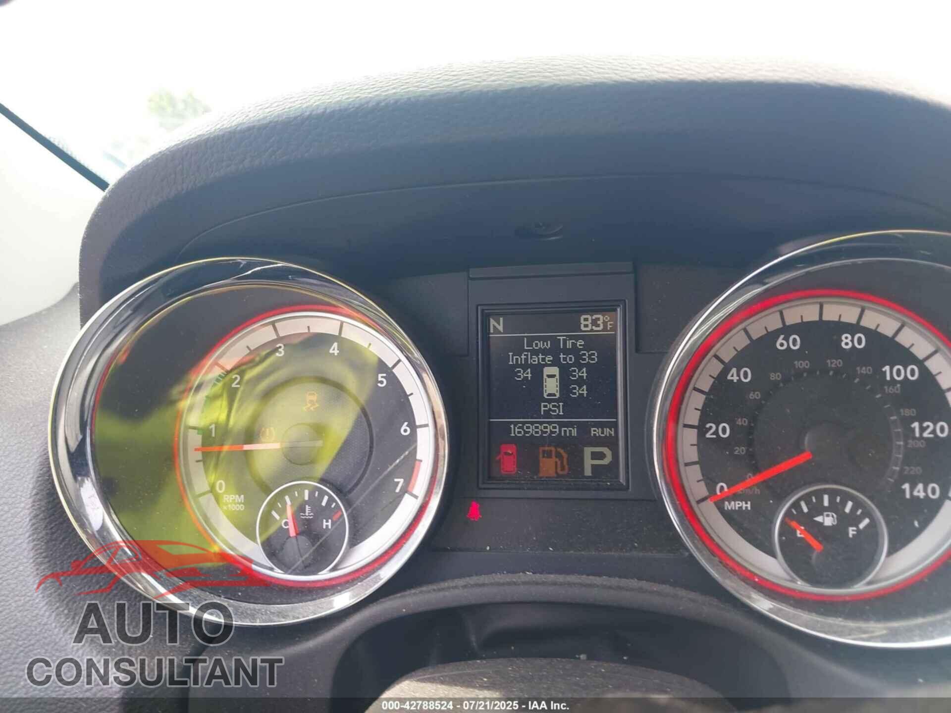 DODGE DURANGO 2013 - 1C4RDJDG7DC662400