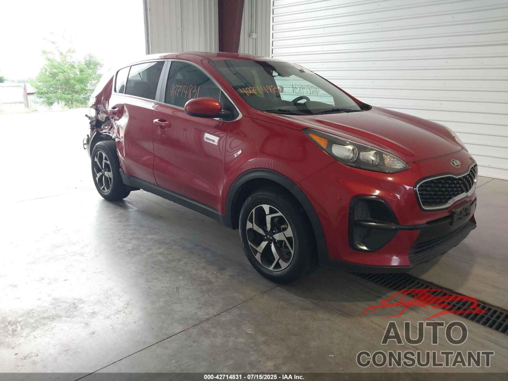 KIA SPORTAGE 2021 - KNDPM3AC7M7931718