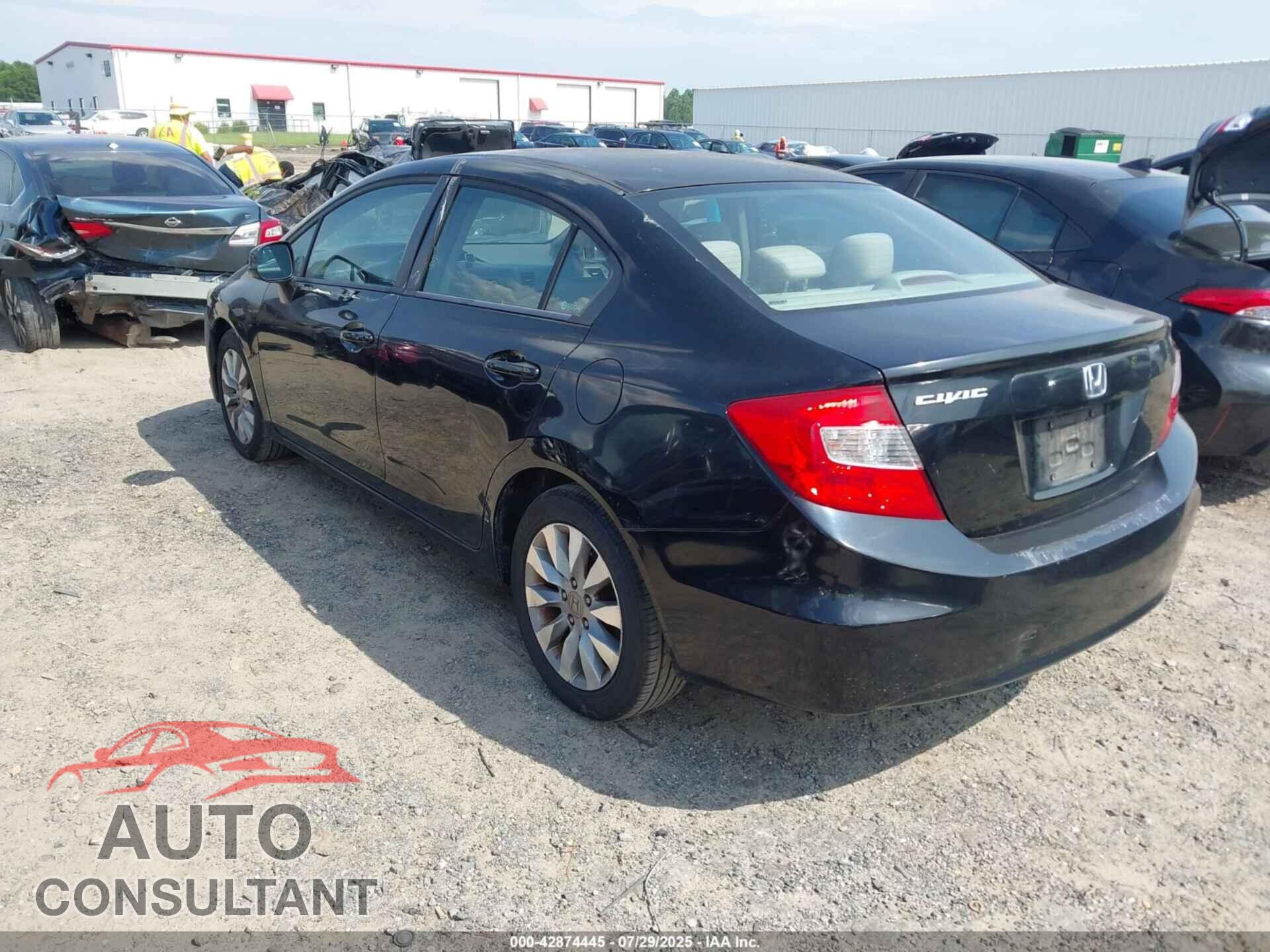 HONDA CIVIC 2012 - 2HGFB2F87CH334329