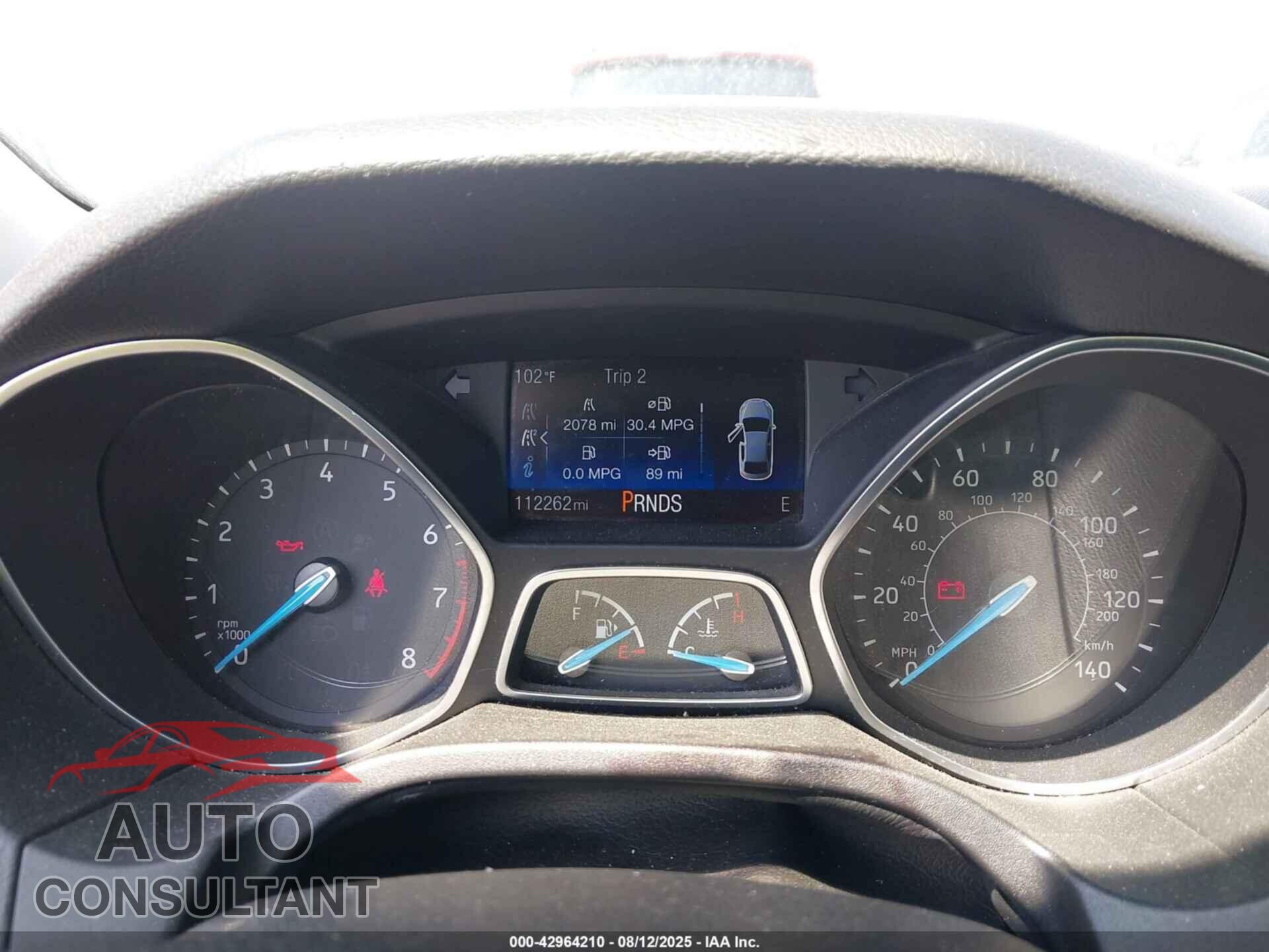 FORD FOCUS 2017 - 1FADP3FE2HL236103