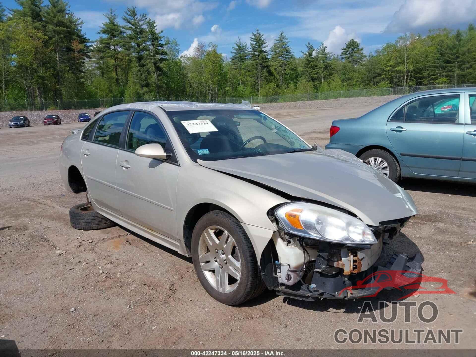CHEVROLET IMPALA 2012 - 2G1WG5E33C1237928