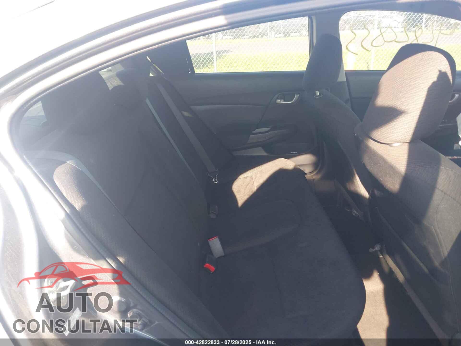 HONDA CIVIC 2013 - 2HGFB2F54DH504721