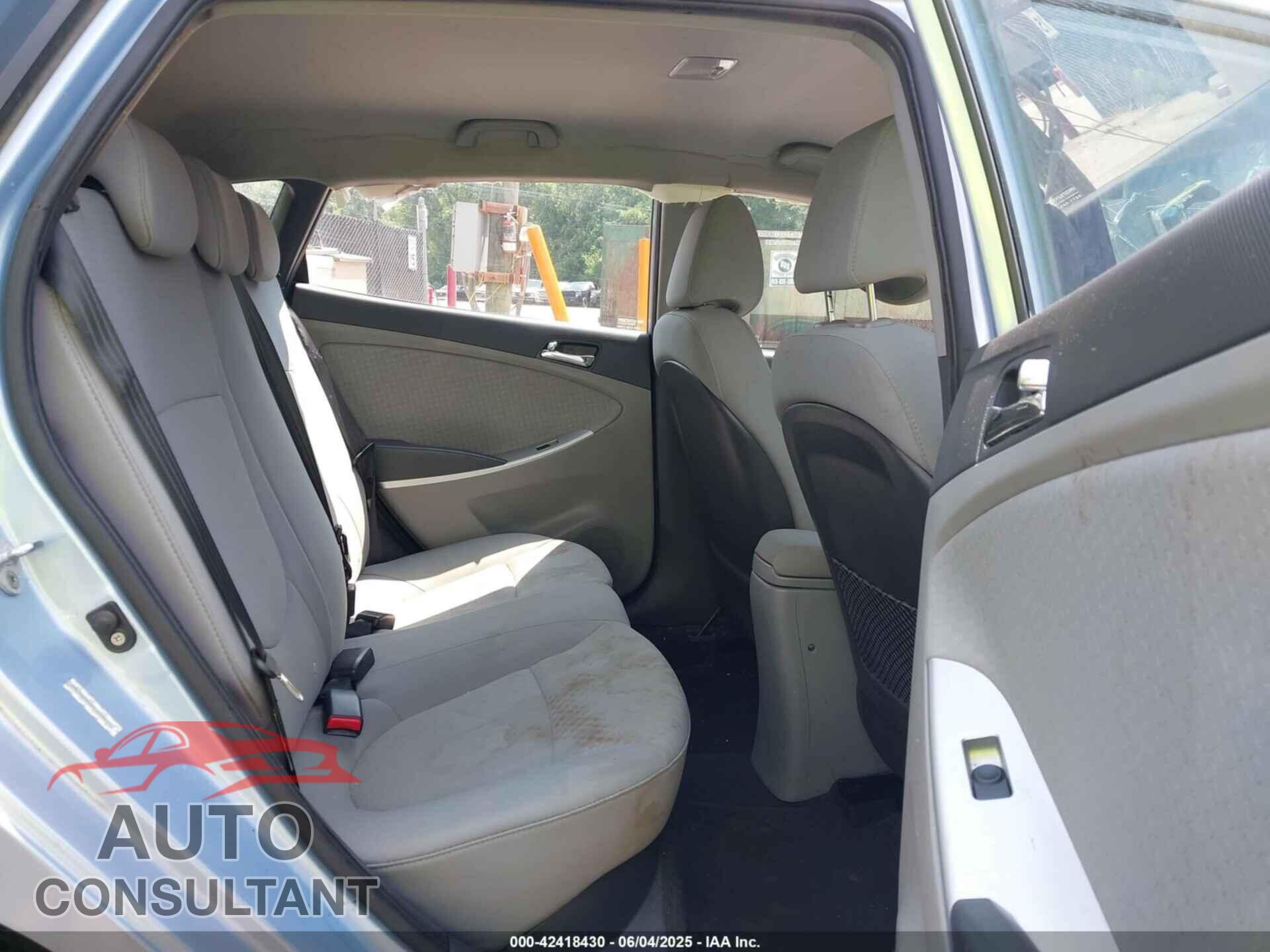 HYUNDAI ACCENT 2012 - KMHCU5AE0CU023411