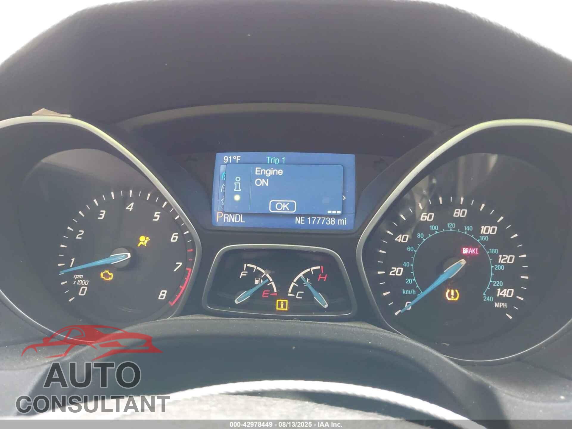 FORD FOCUS 2014 - 1FADP3F21EL394093
