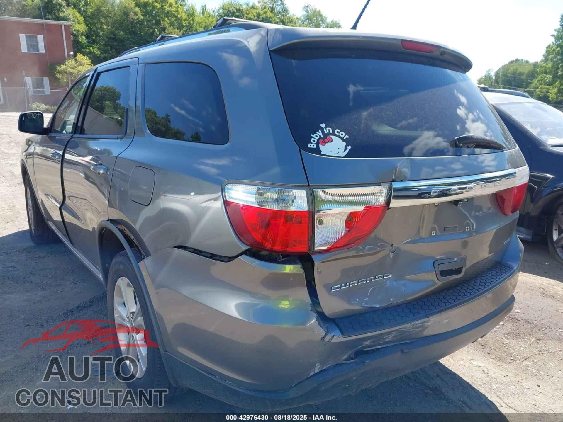 DODGE DURANGO 2012 - 1C4RDJAG0CC112734