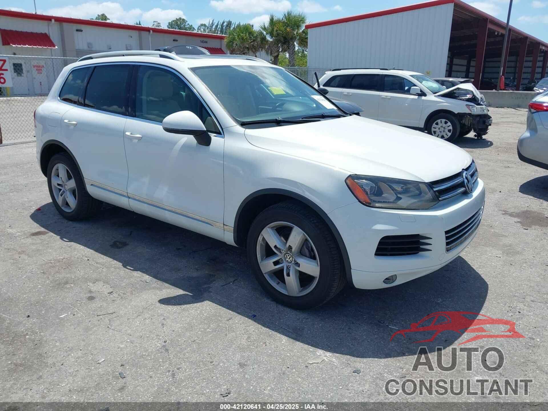 VOLKSWAGEN TOUAREG 2012 - WVGEF9BP1CD008717
