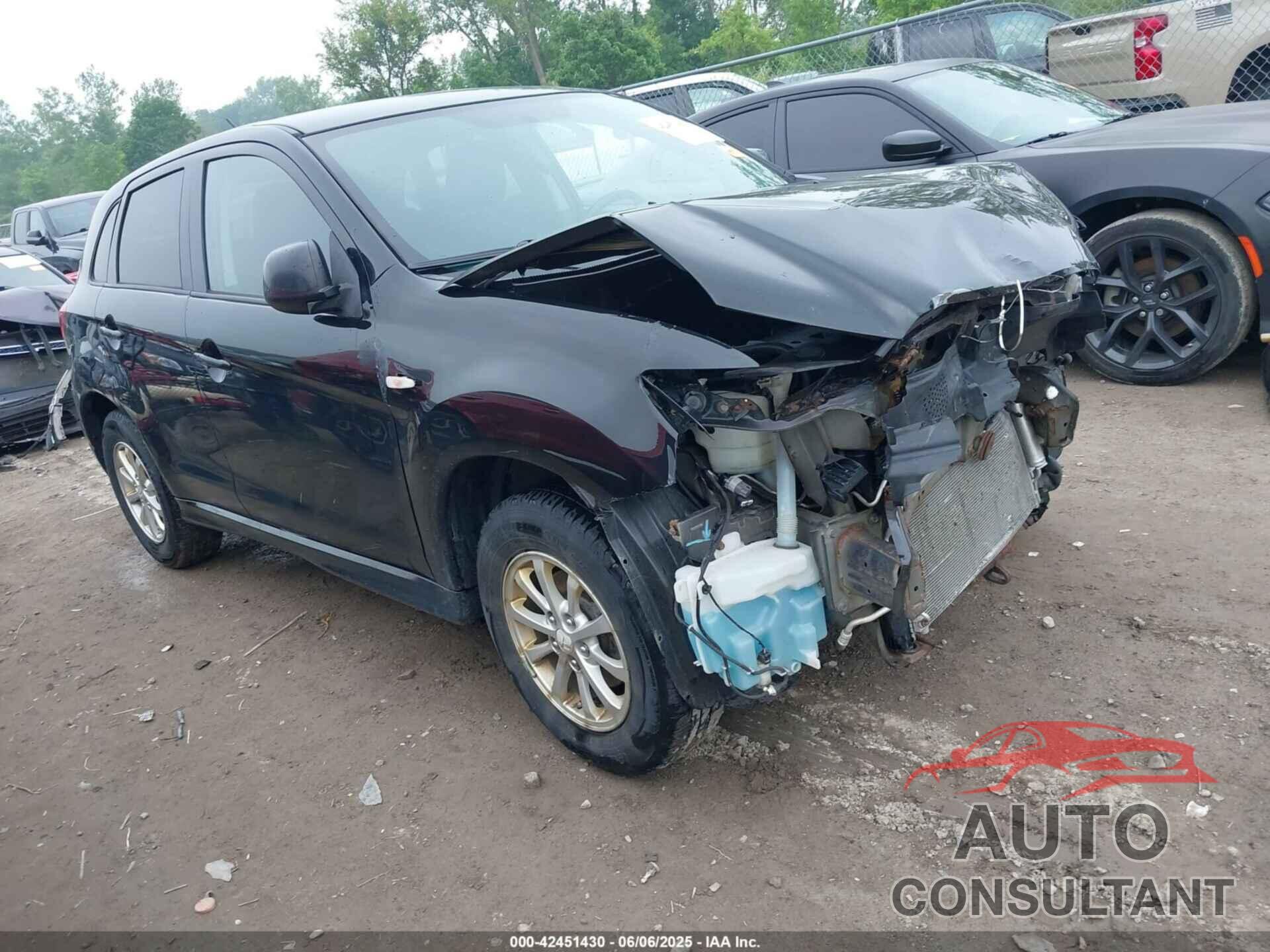 MITSUBISHI OUTLANDER SPORT 2012 - JA4AP3AU7CZ010599