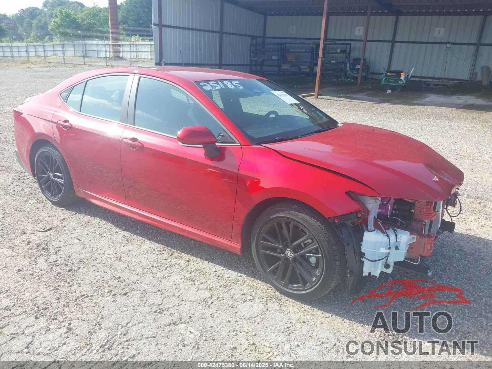 TOYOTA CAMRY 2025 - 4T1DAACK9SU139732