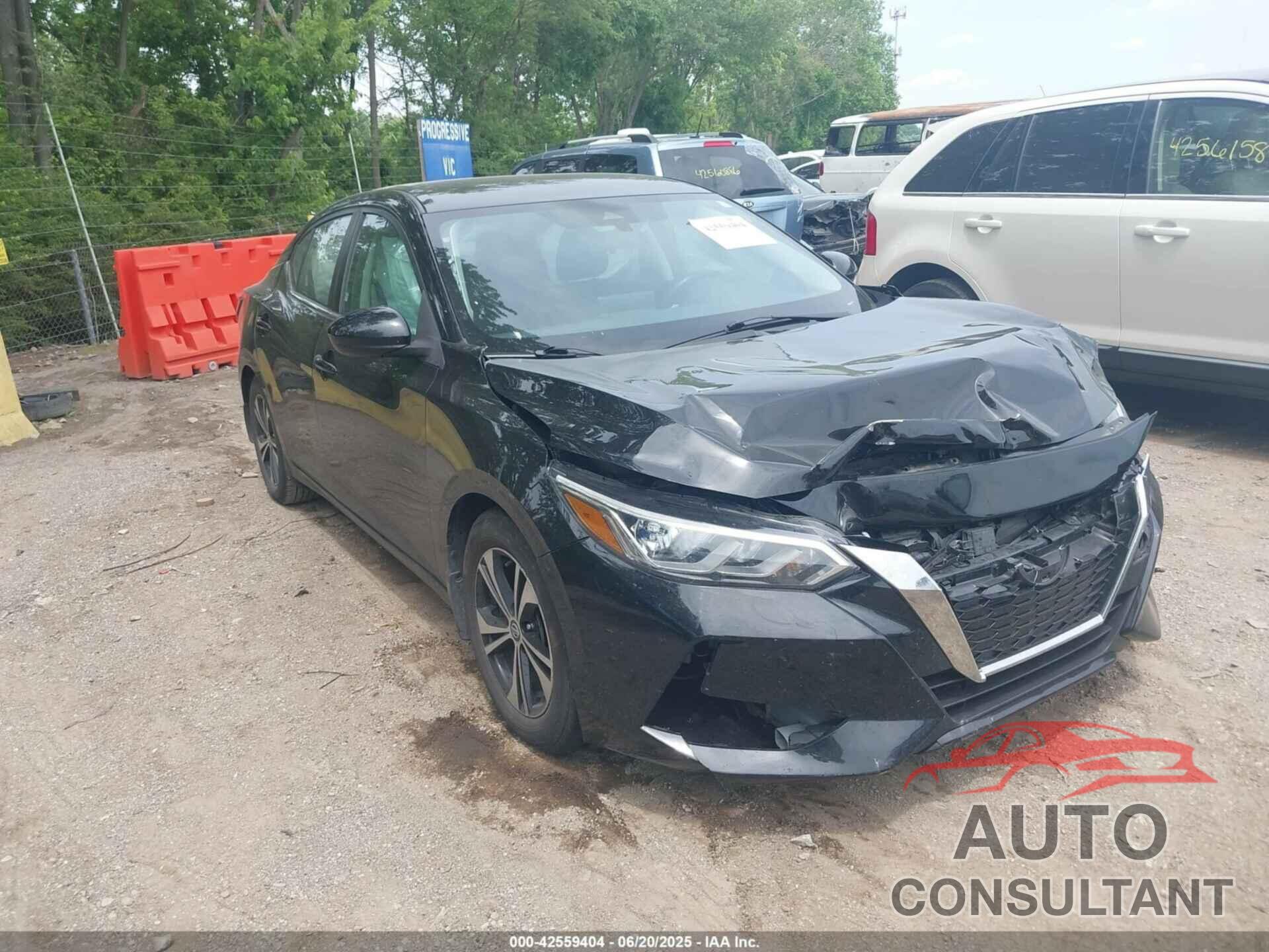 NISSAN SENTRA 2022 - 3N1AB8CV9NY286483