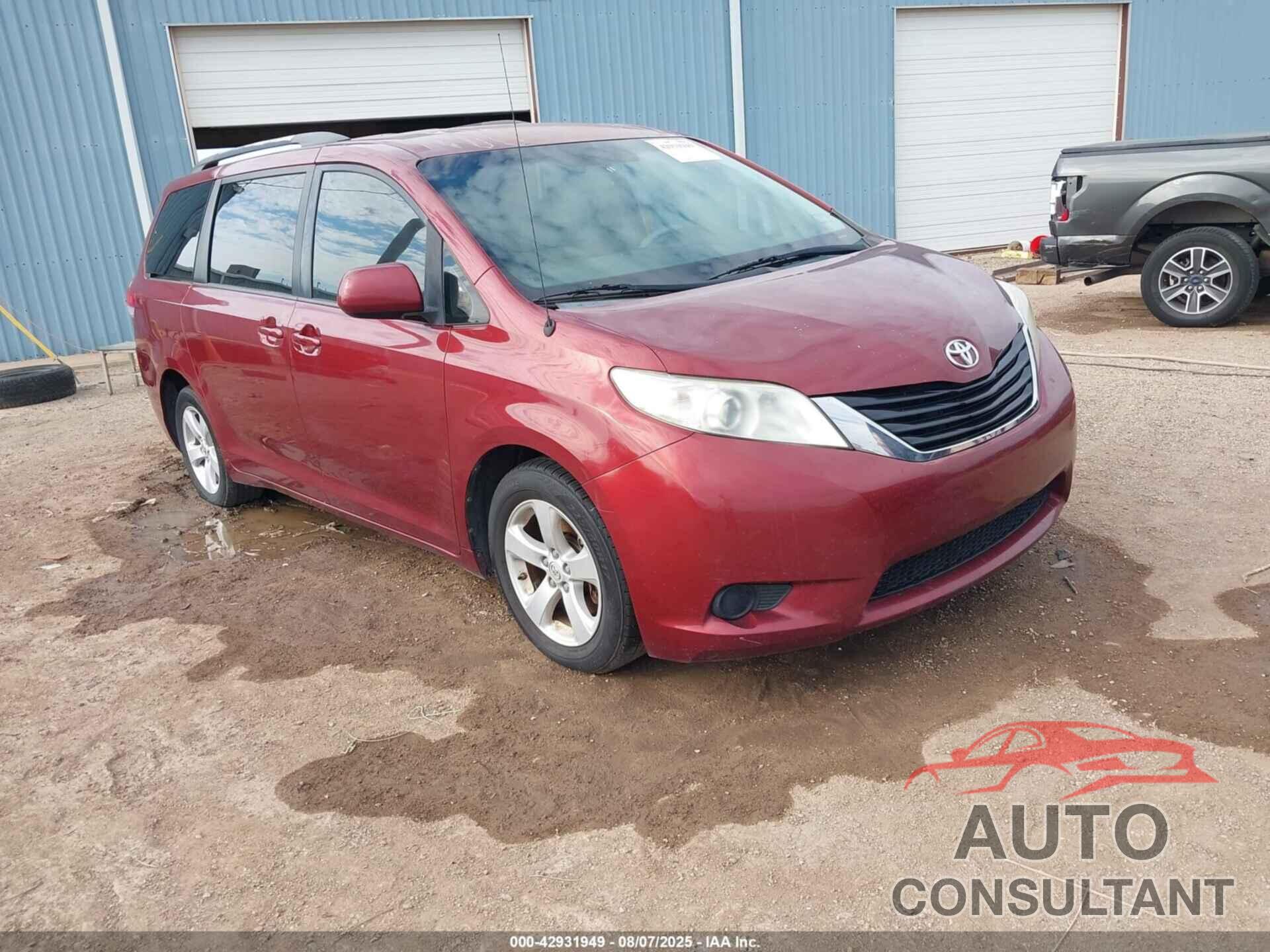 TOYOTA SIENNA 2013 - 5TDKK3DC4DS403653