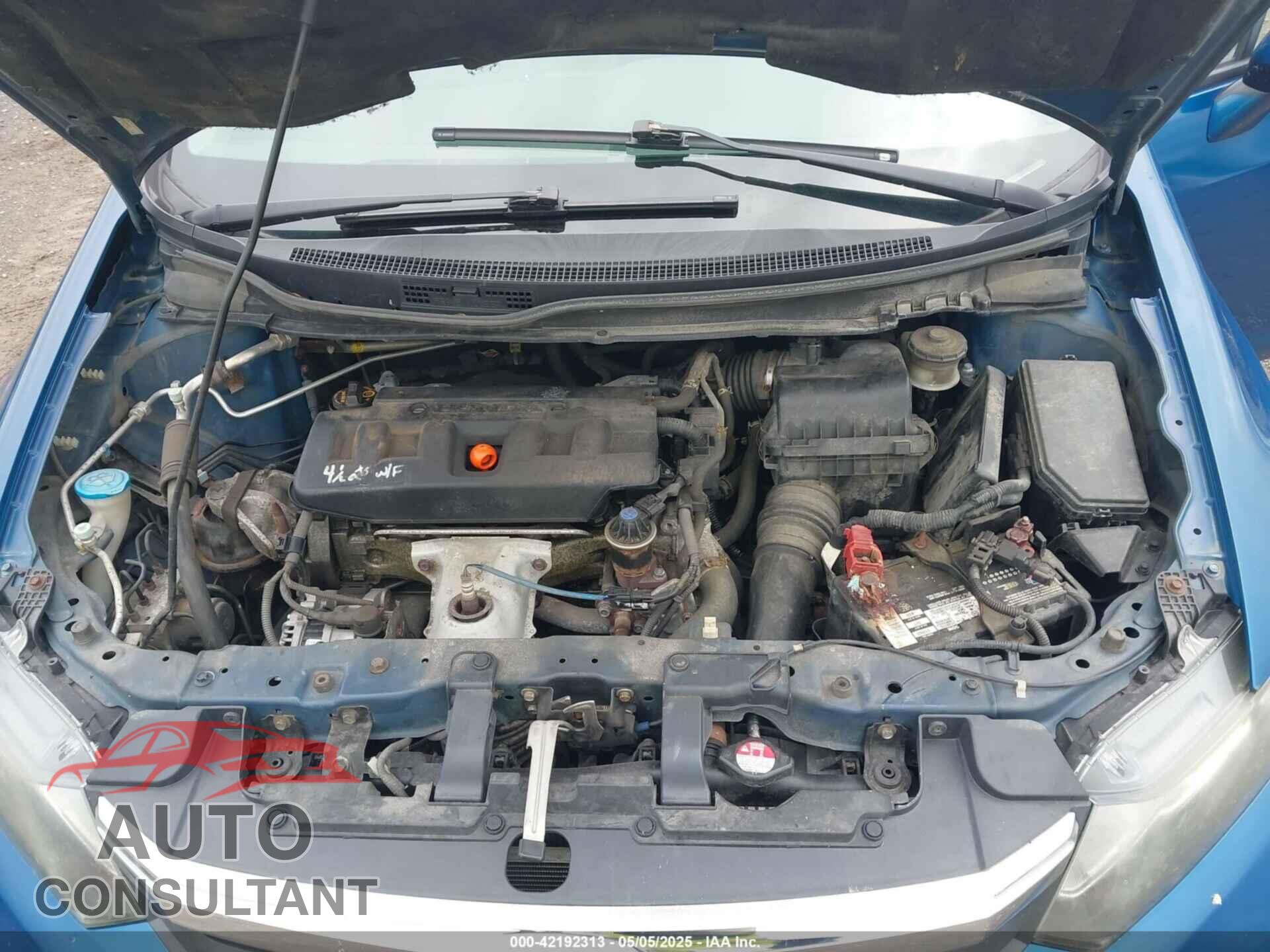 HONDA CIVIC 2012 - 2HGFB2F86CH544873