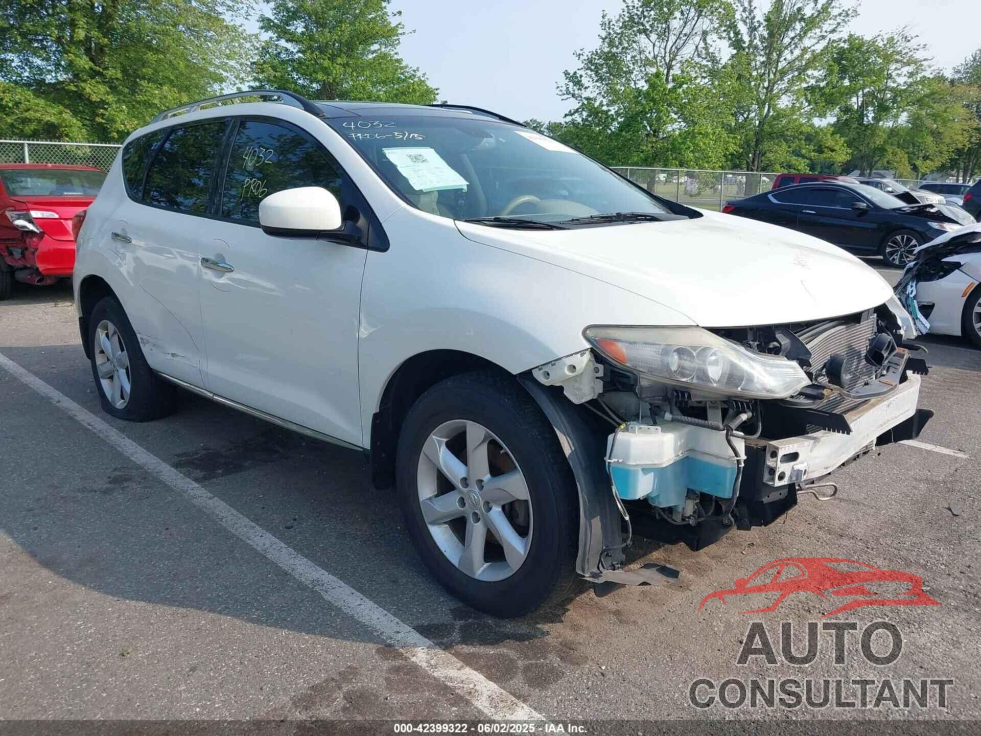 NISSAN MURANO 2012 - JN8AZ1MW9CW211492