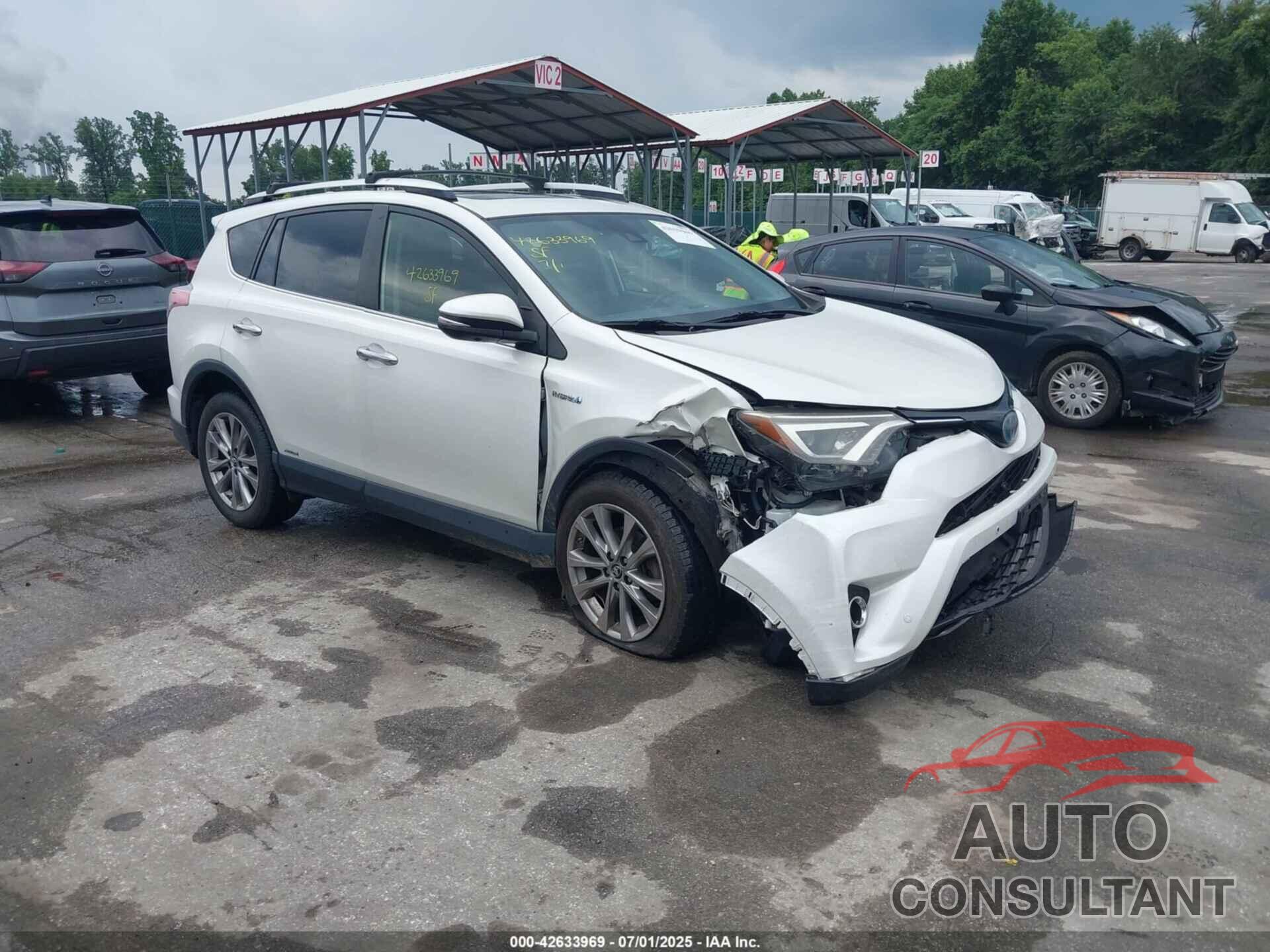 TOYOTA RAV4 HYBRID 2016 - JTMDJREV8GD058416