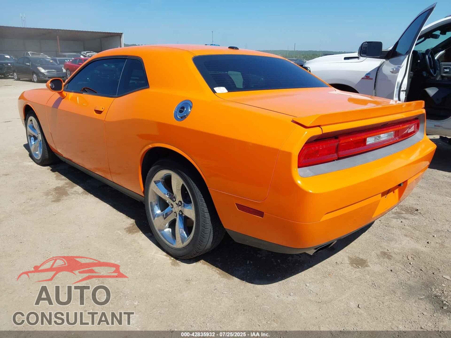 DODGE CHALLENGER 2012 - 2C3CDYAG5CH130453
