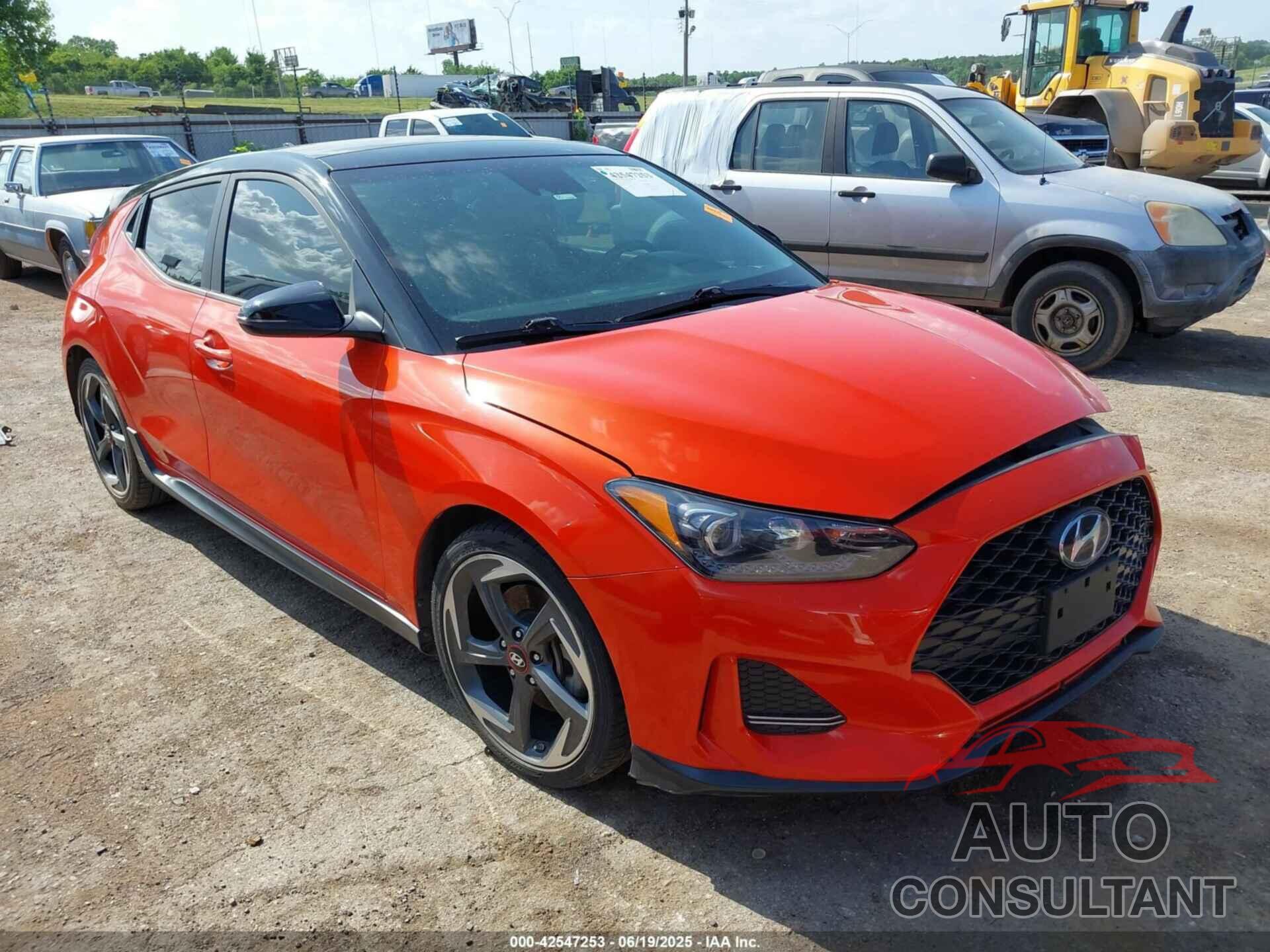 HYUNDAI VELOSTER 2019 - KMHTH6AB7KU014591