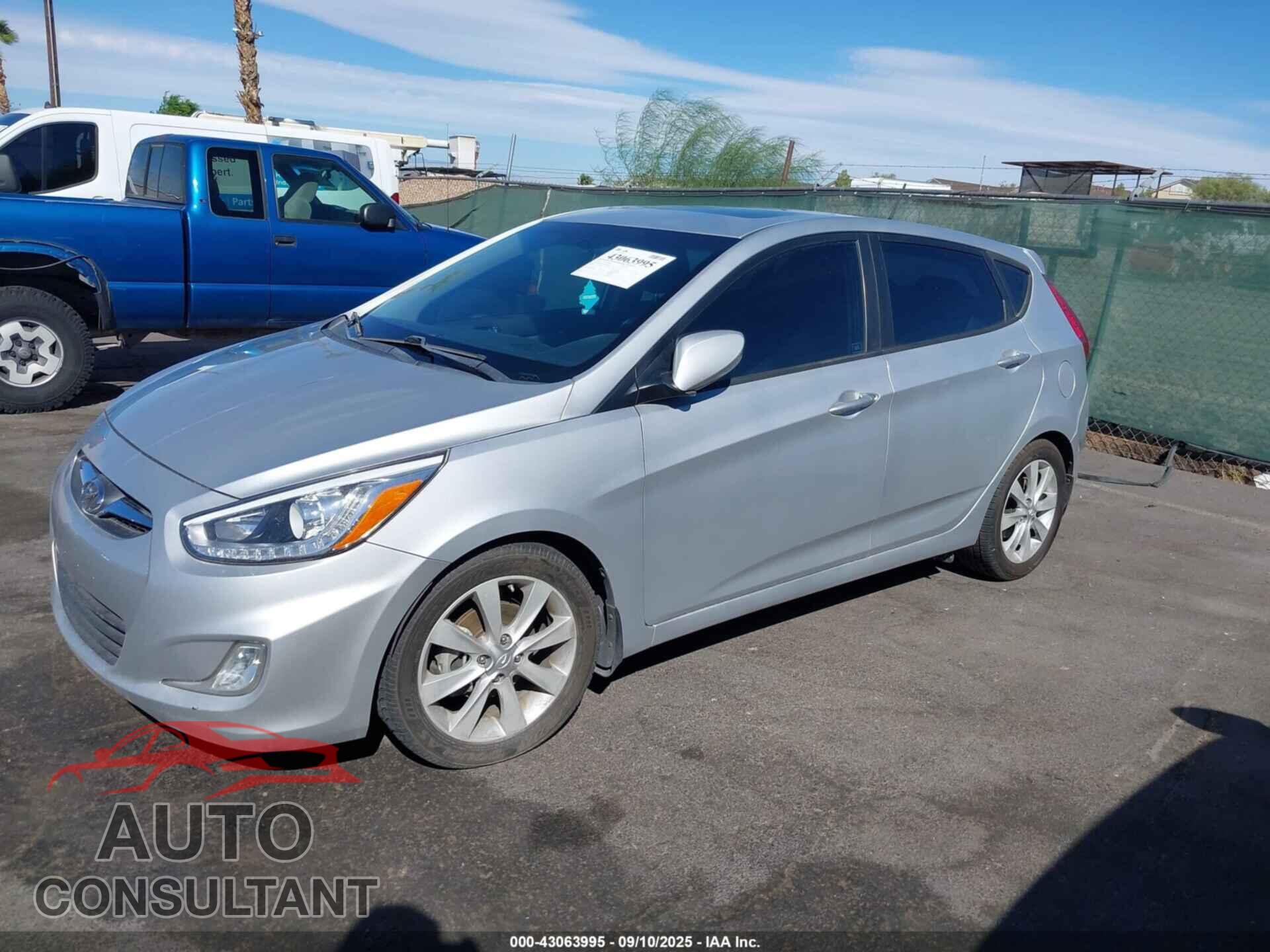 HYUNDAI ACCENT 2014 - KMHCU5AE4EU160063