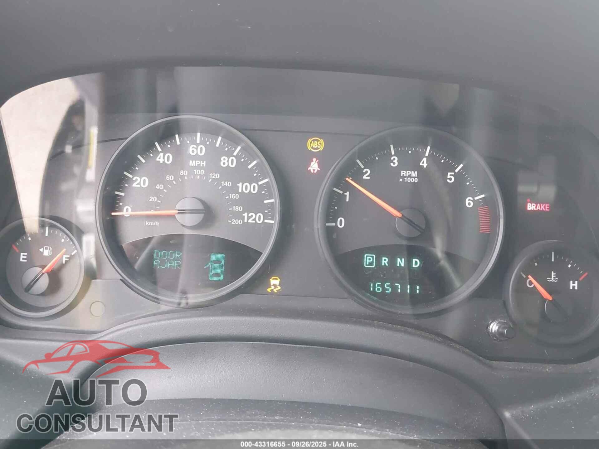 JEEP COMPASS 2012 - 1C4NJDEB2CD616512