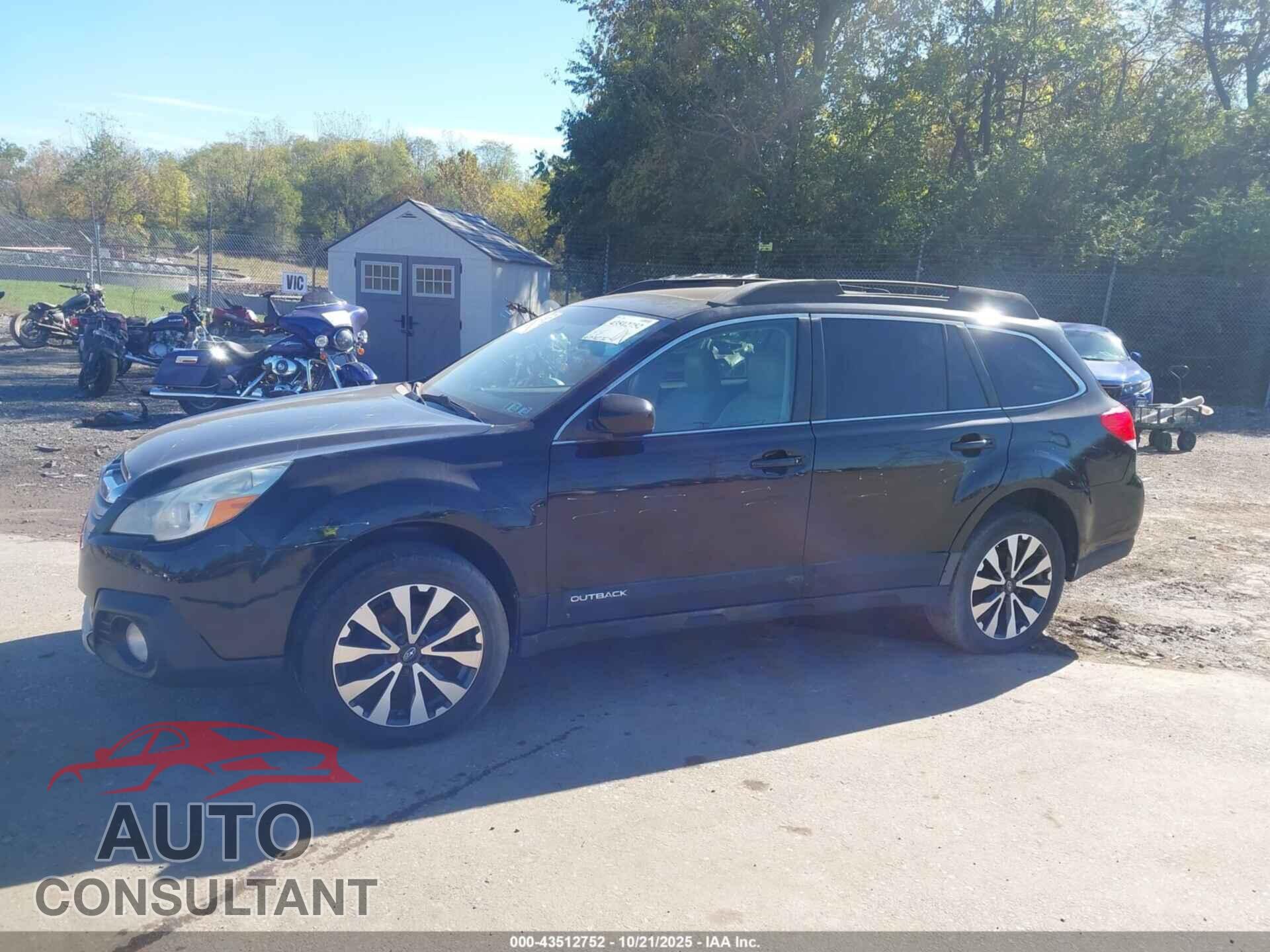 SUBARU OUTBACK 2013 - 4S4BRCKC3D3216187