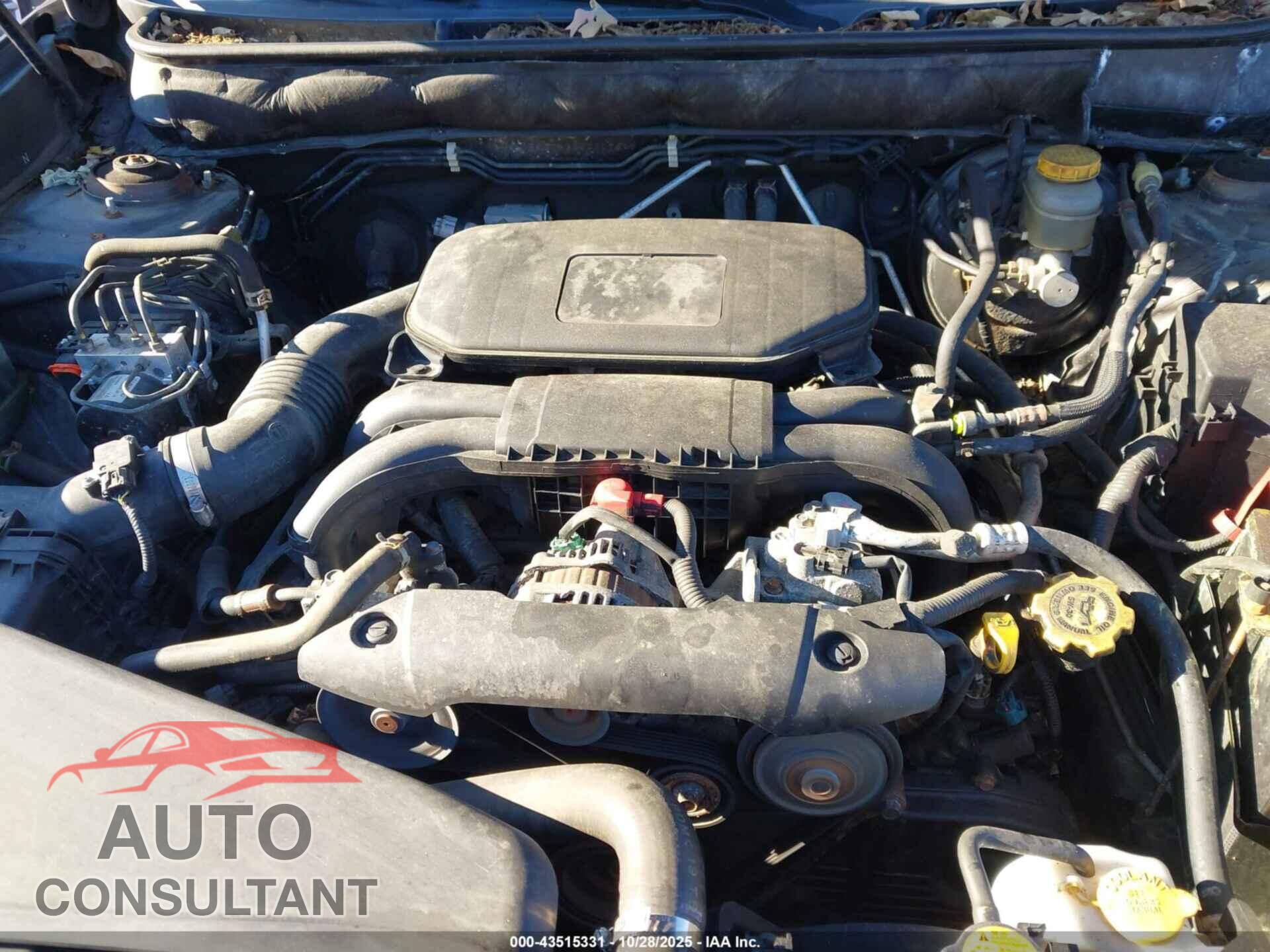 SUBARU OUTBACK 2012 - 4S4BRBLC4C3221096