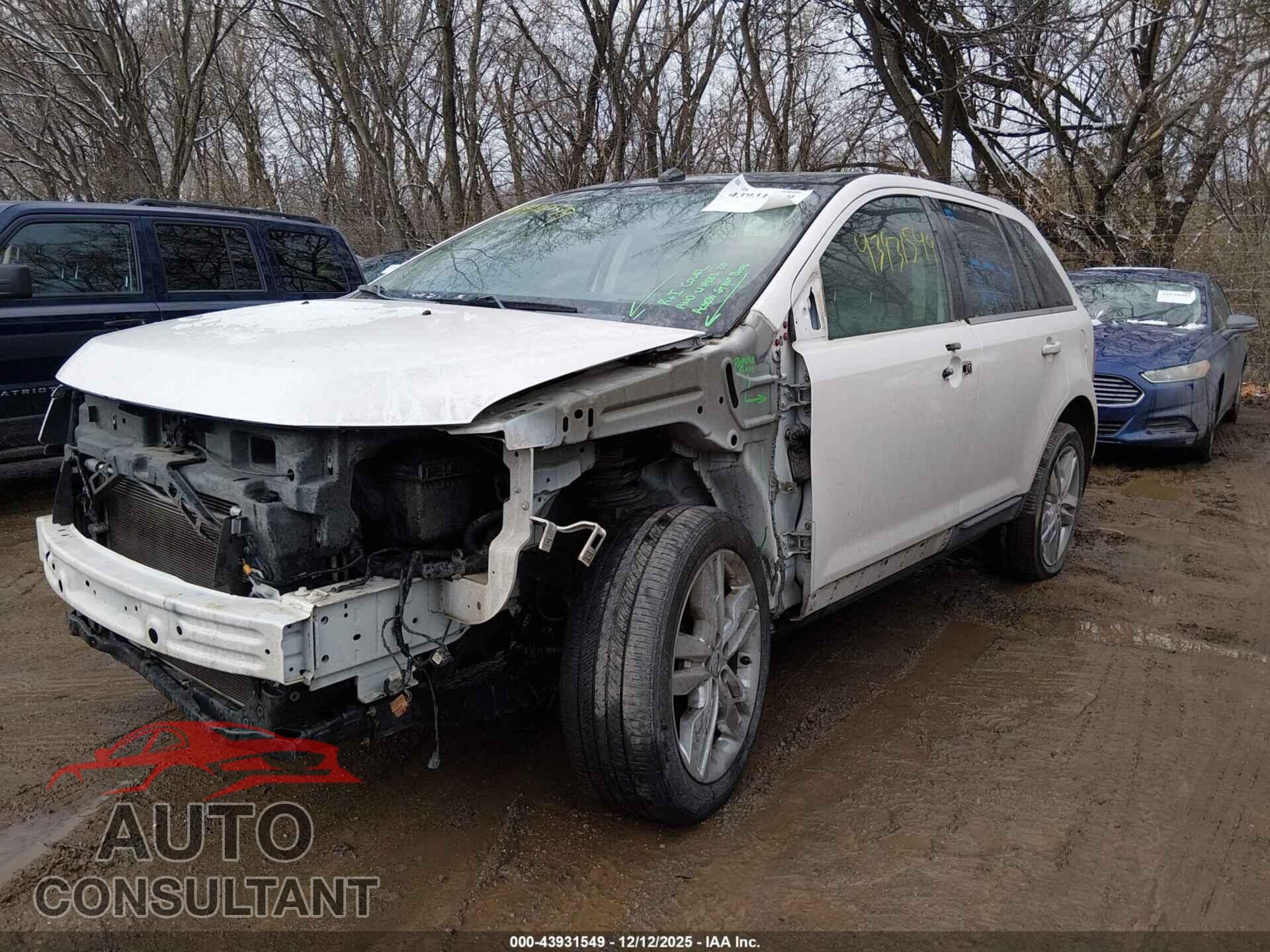 FORD EDGE 2012 - 2FMDK3KCXCBA88607