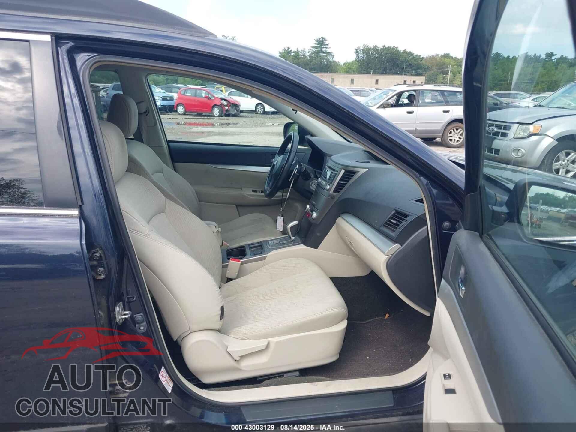 SUBARU OUTBACK 2012 - 4S4BRBCC2C3228872