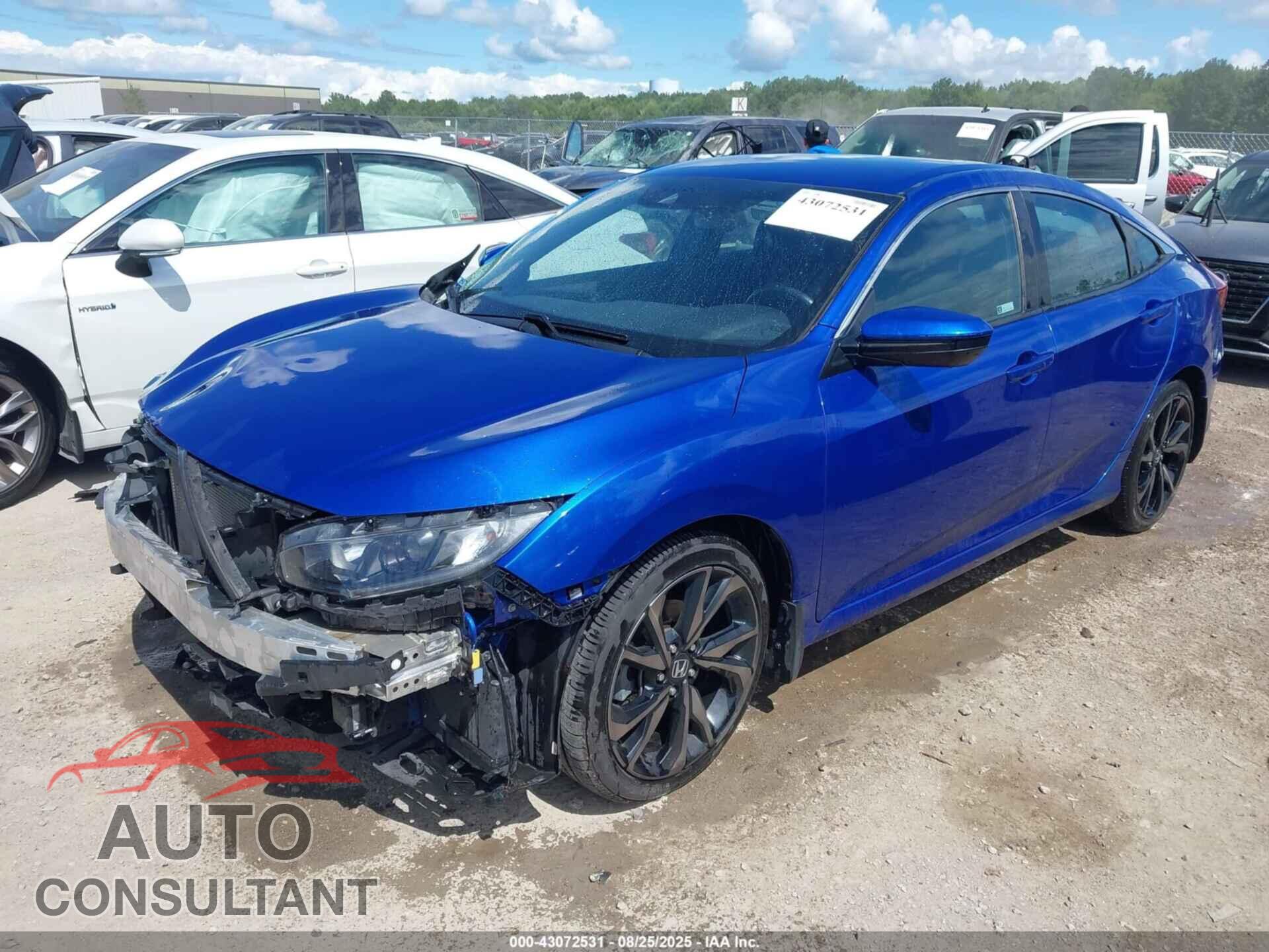 HONDA CIVIC 2019 - 2HGFC2F88KH558253