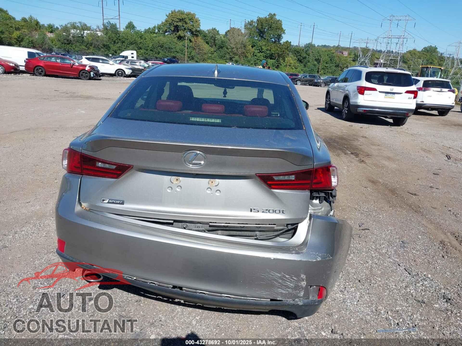LEXUS IS 200T 2016 - JTHBA1D26G5002046