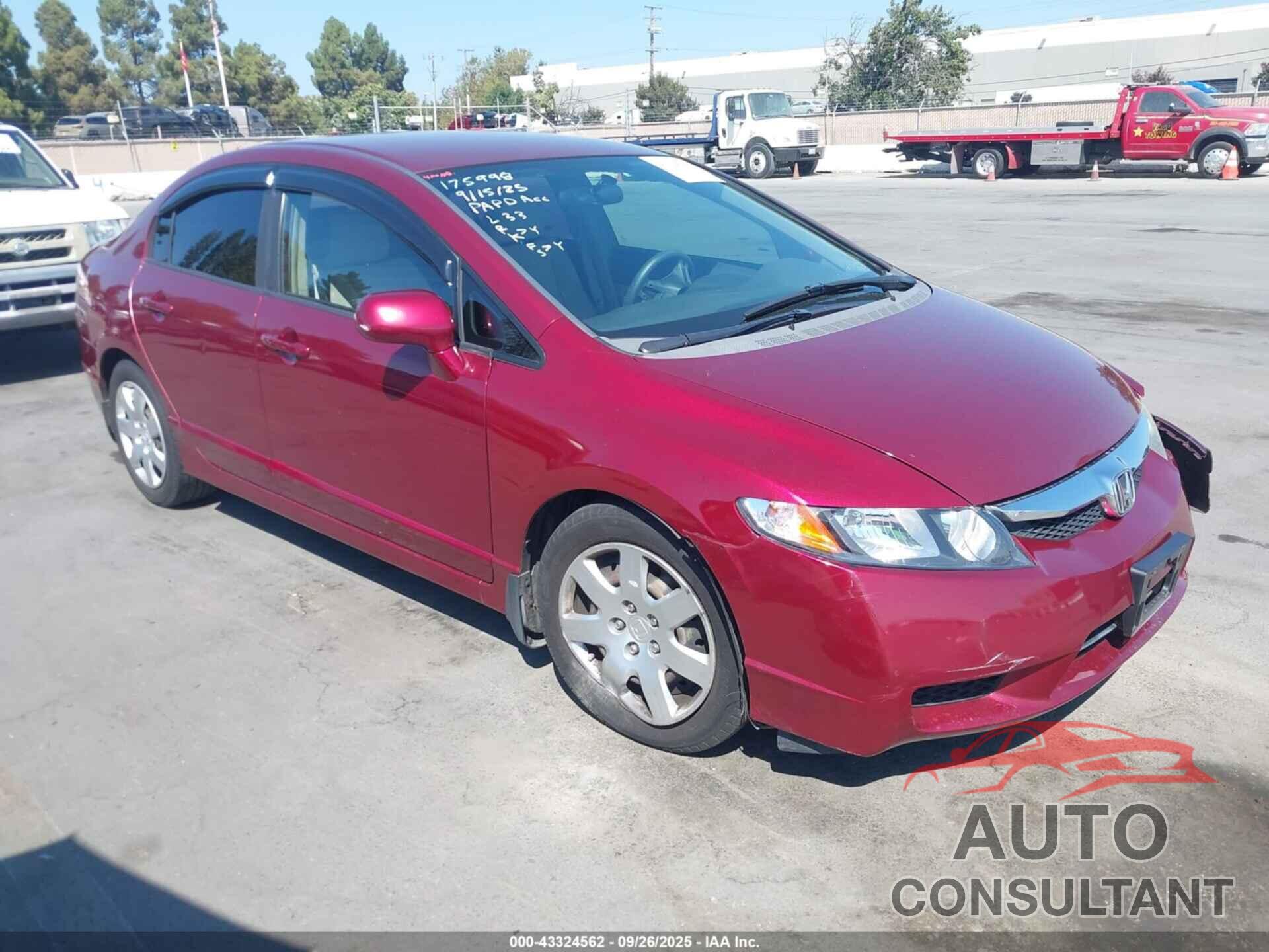 HONDA CIVIC 2009 - 1HGFA16579L013681