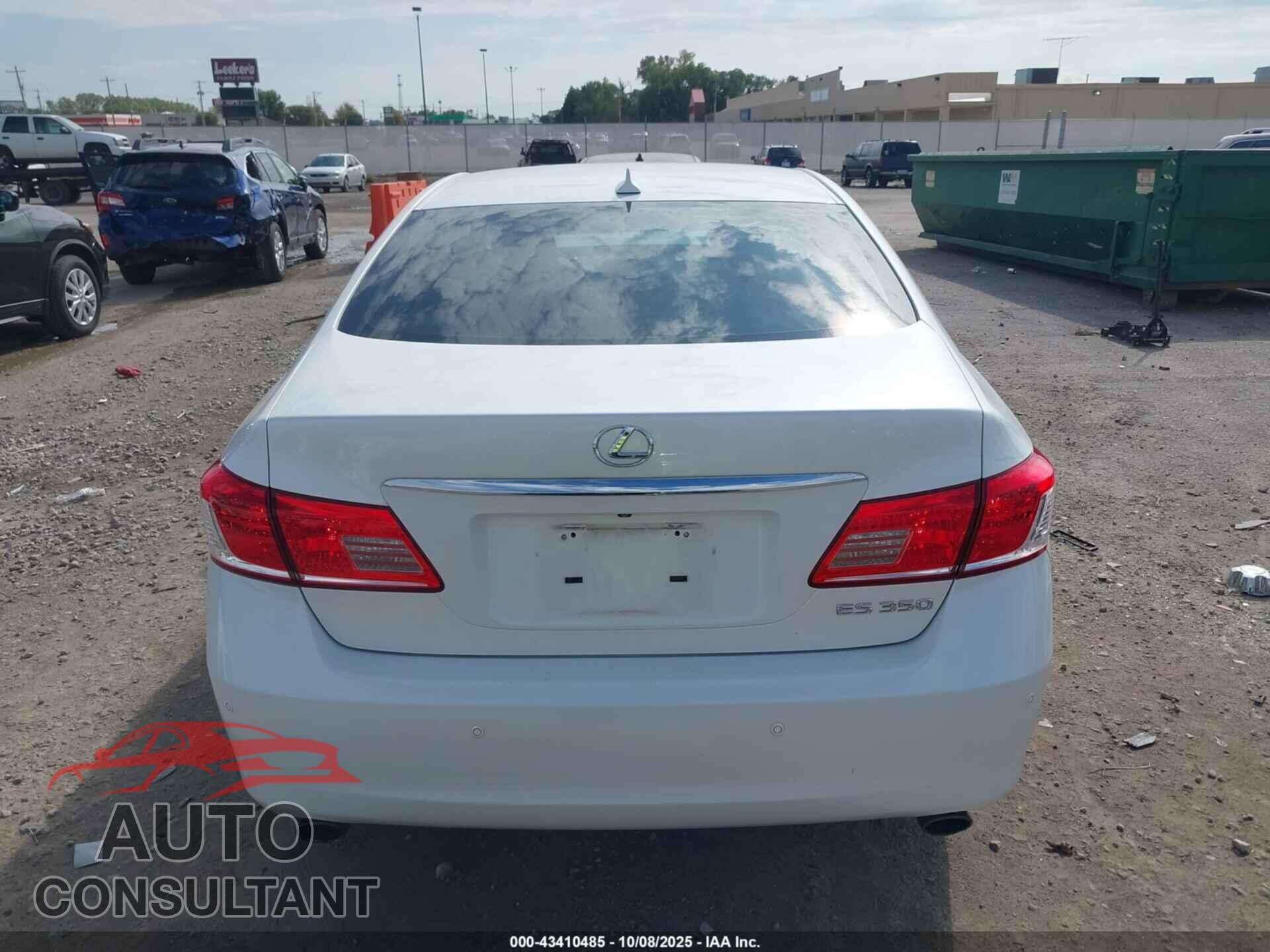 LEXUS ES 350 2011 - JTHBK1EG2B2425353